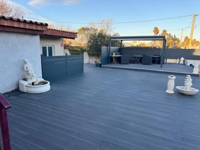 Balcony/Terrace in LOGIS Hôtel La Chaumière