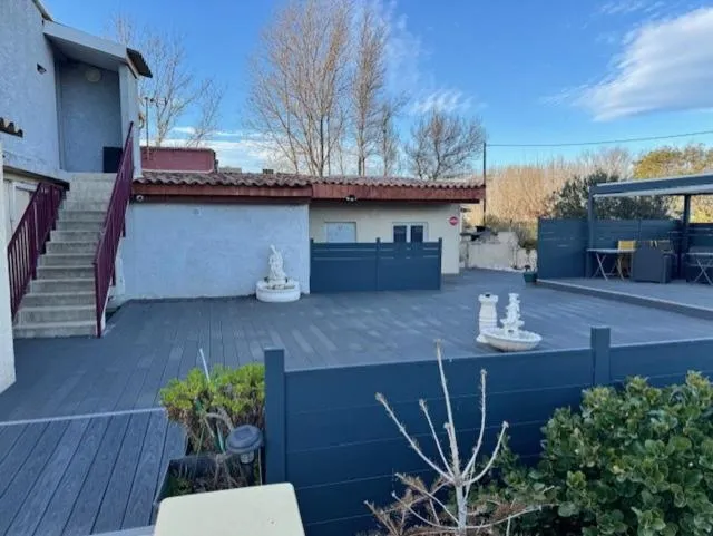 Balcony/Terrace in LOGIS Hôtel La Chaumière