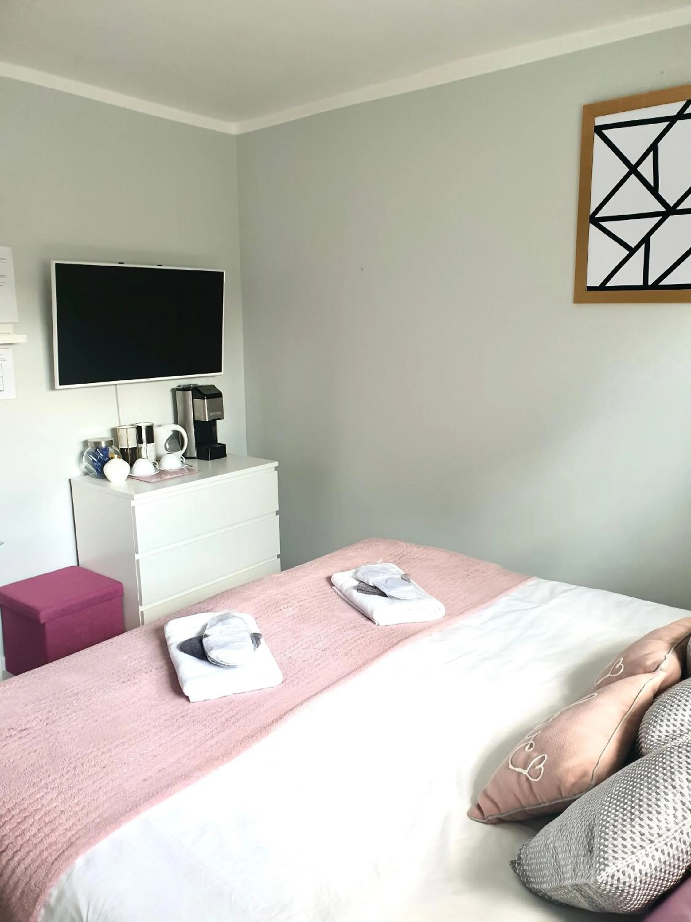 Bed in Comfortable rooms in the house