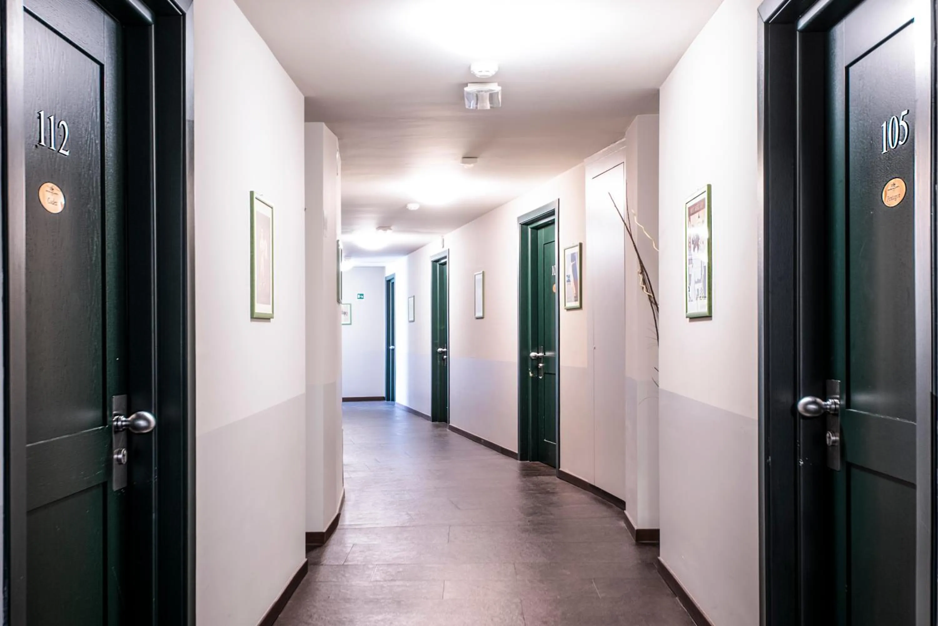 Decorative detail in Hotel Osteria della Pista dal 1875