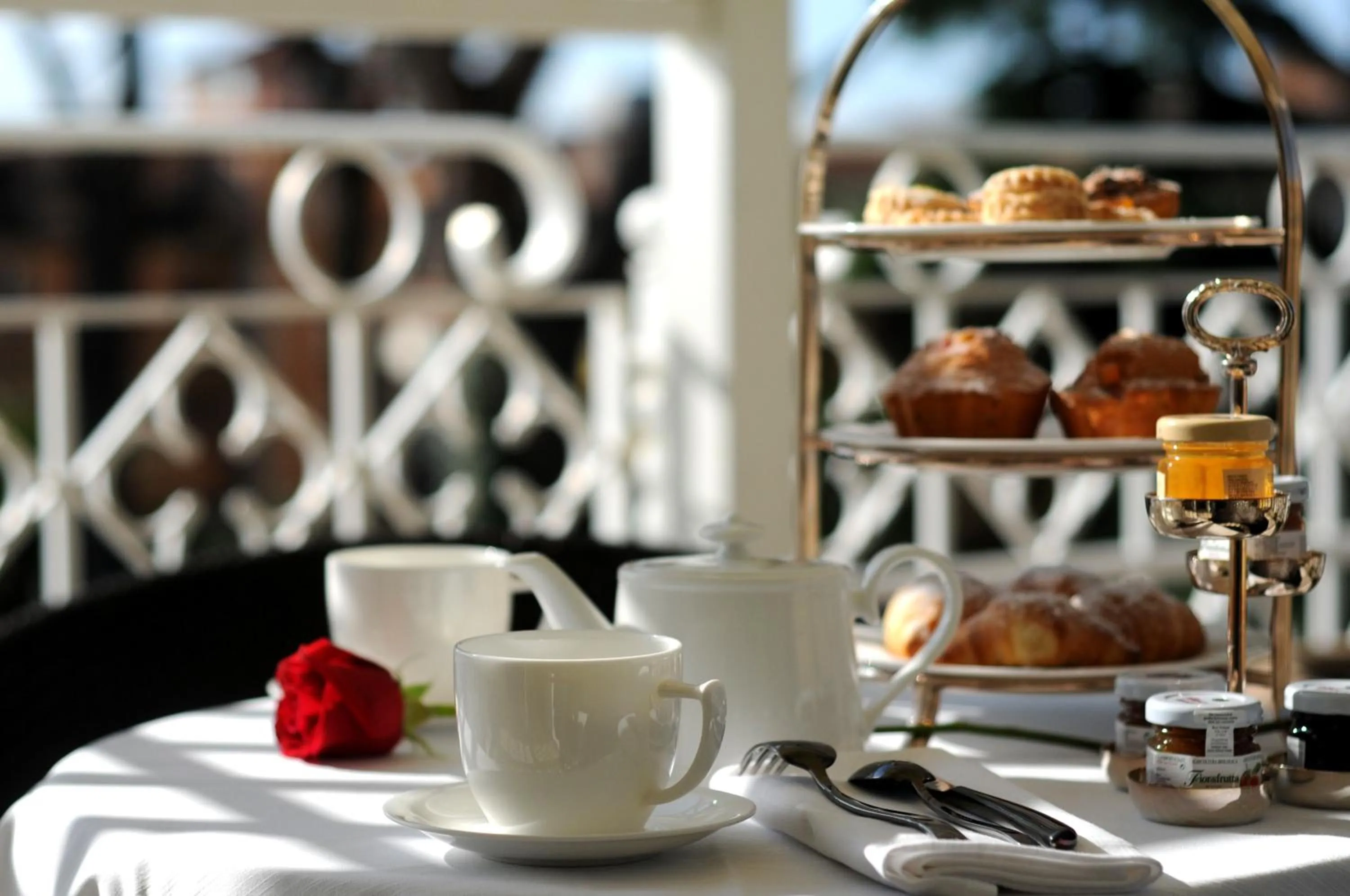 Food and drinks in Hotel Villa Duse