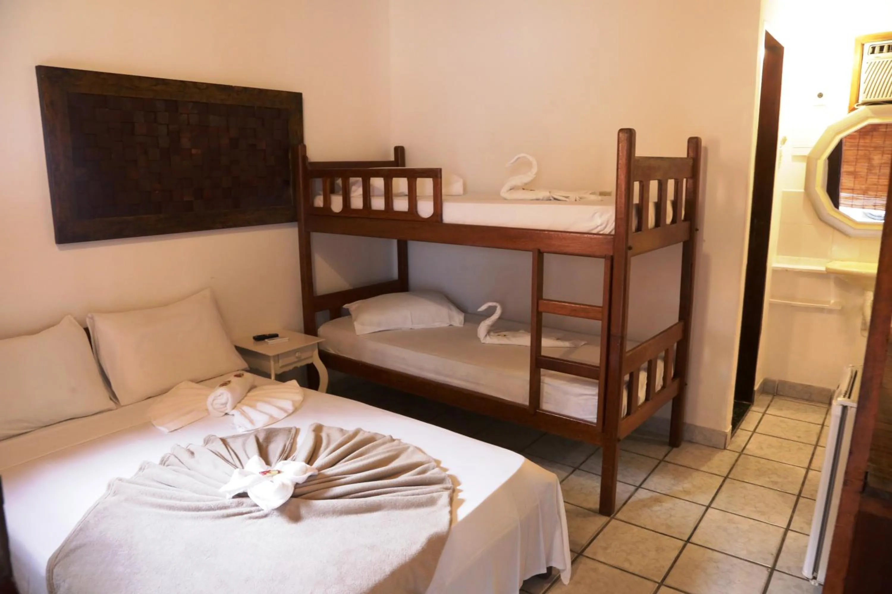 Bed in Pousada do Carlos