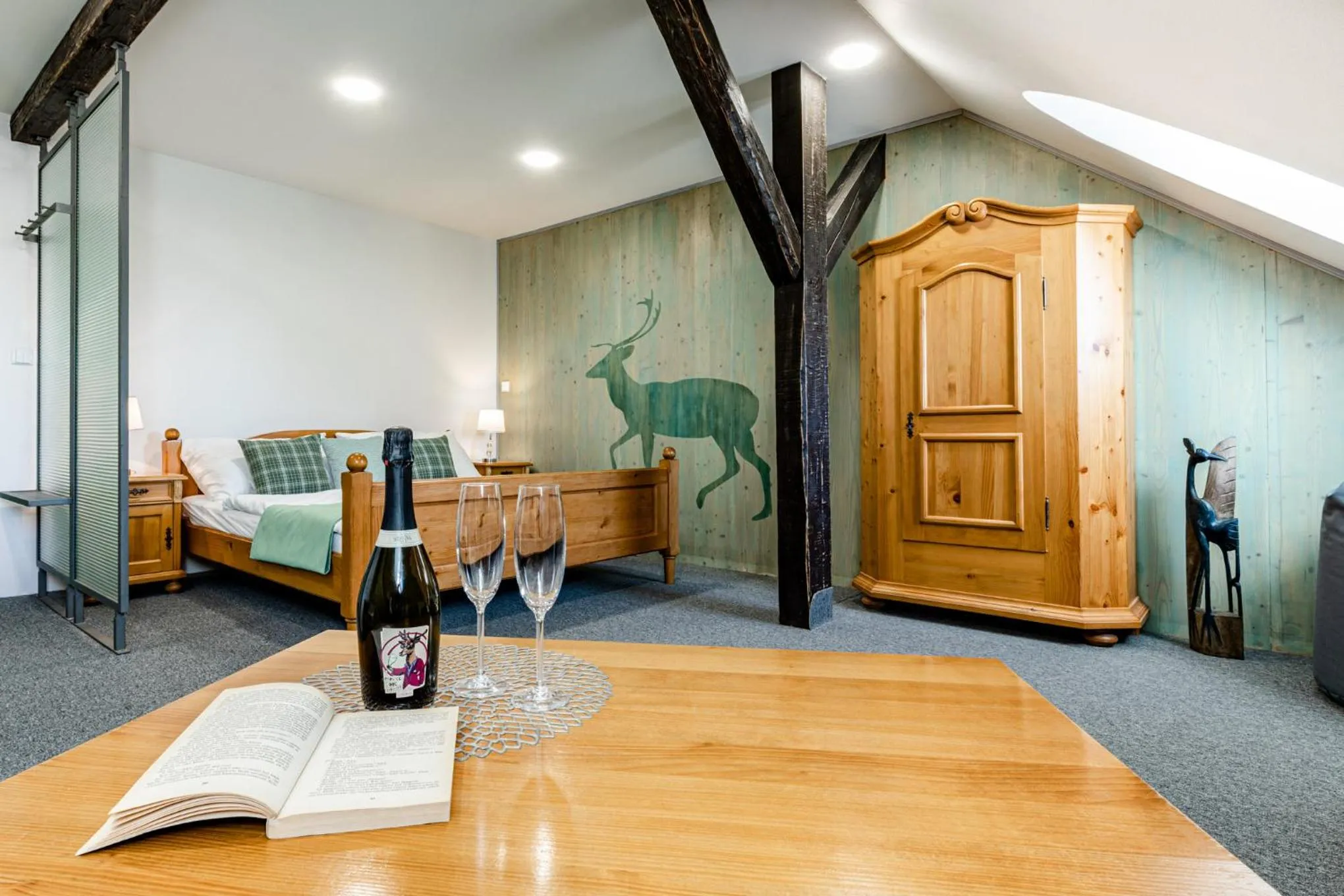 Bedroom in Wellness Hotel Zámeček