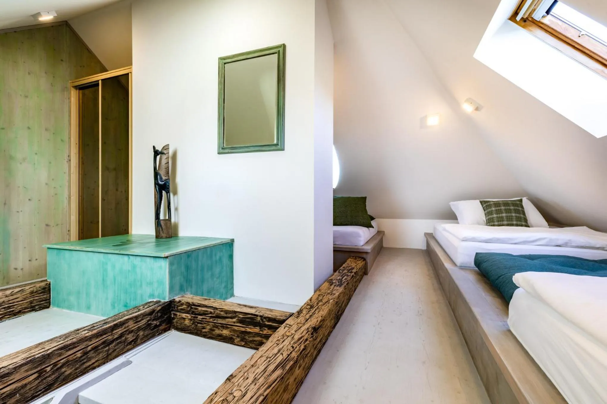 Bedroom, Bed in Wellness Hotel Zámeček