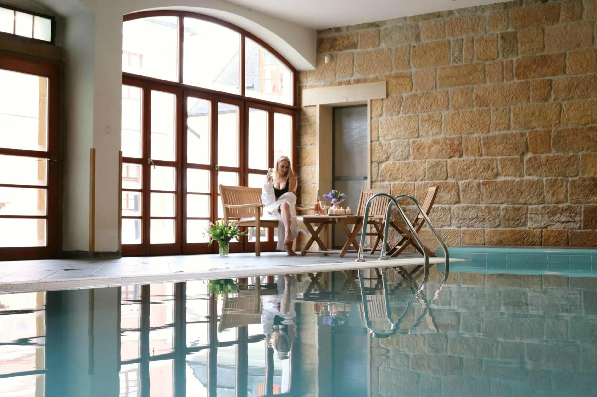 People in Wellness Hotel Zámeček