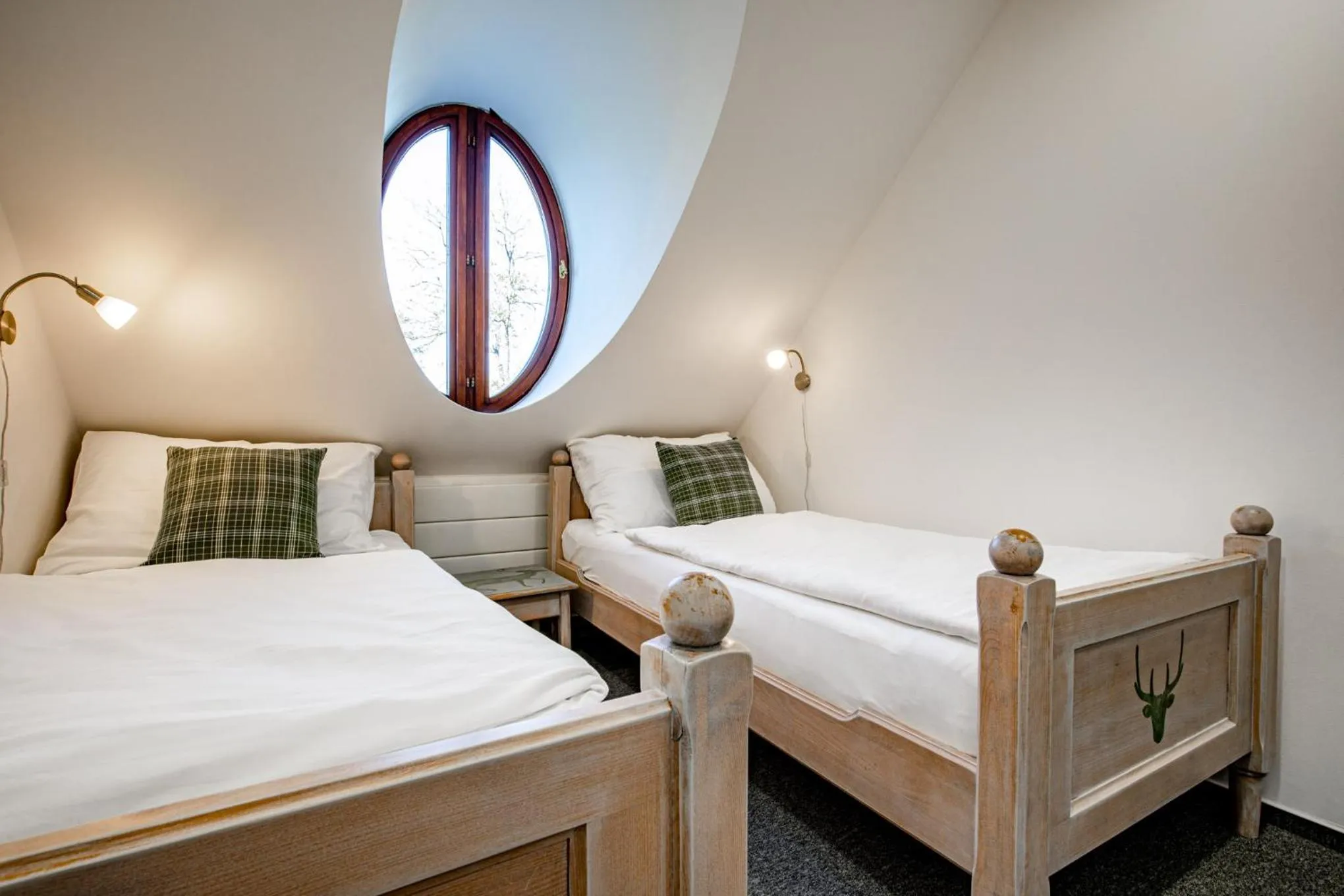 Bedroom, Bed in Wellness Hotel Zámeček