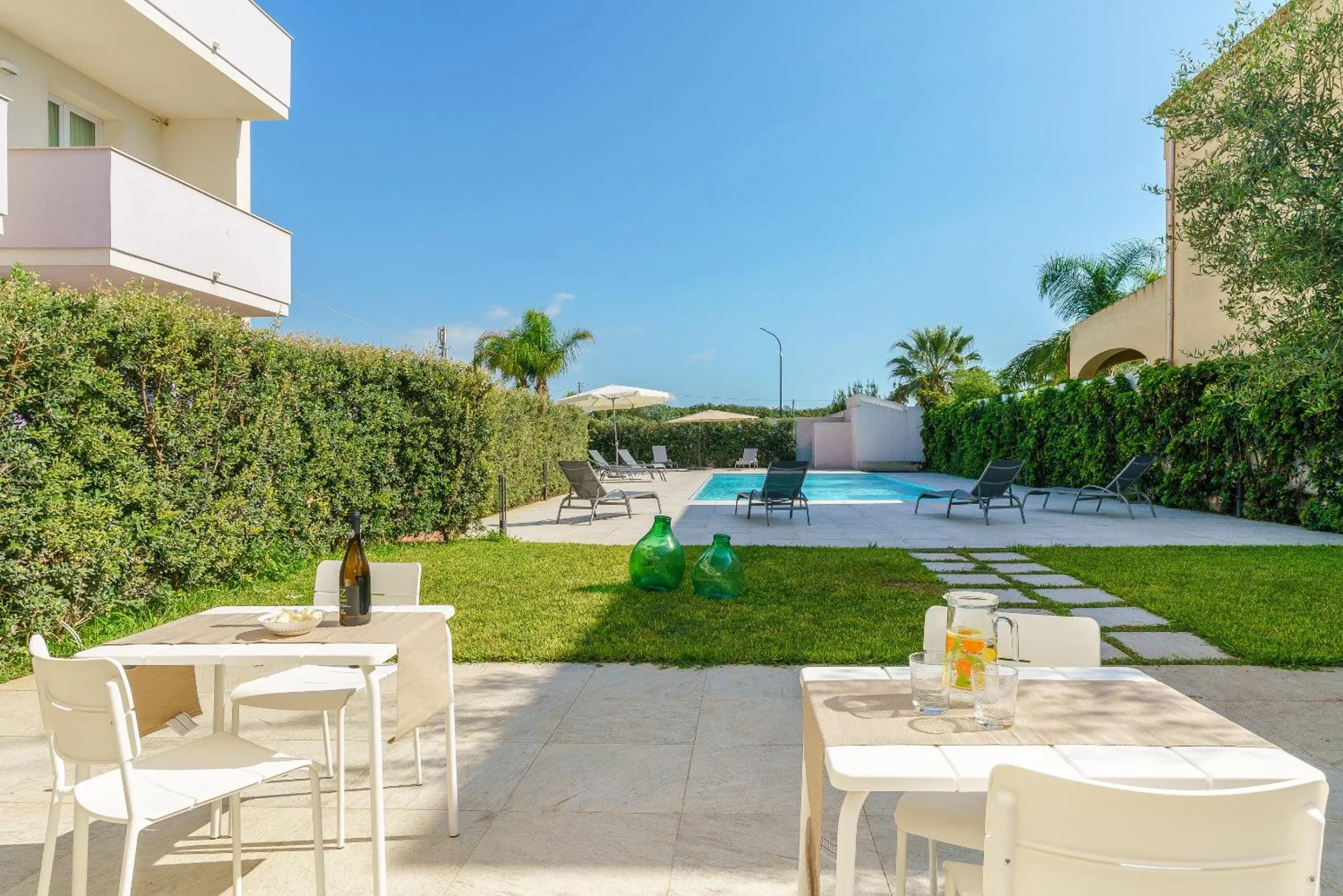 Patio in Travini Hotel Residence