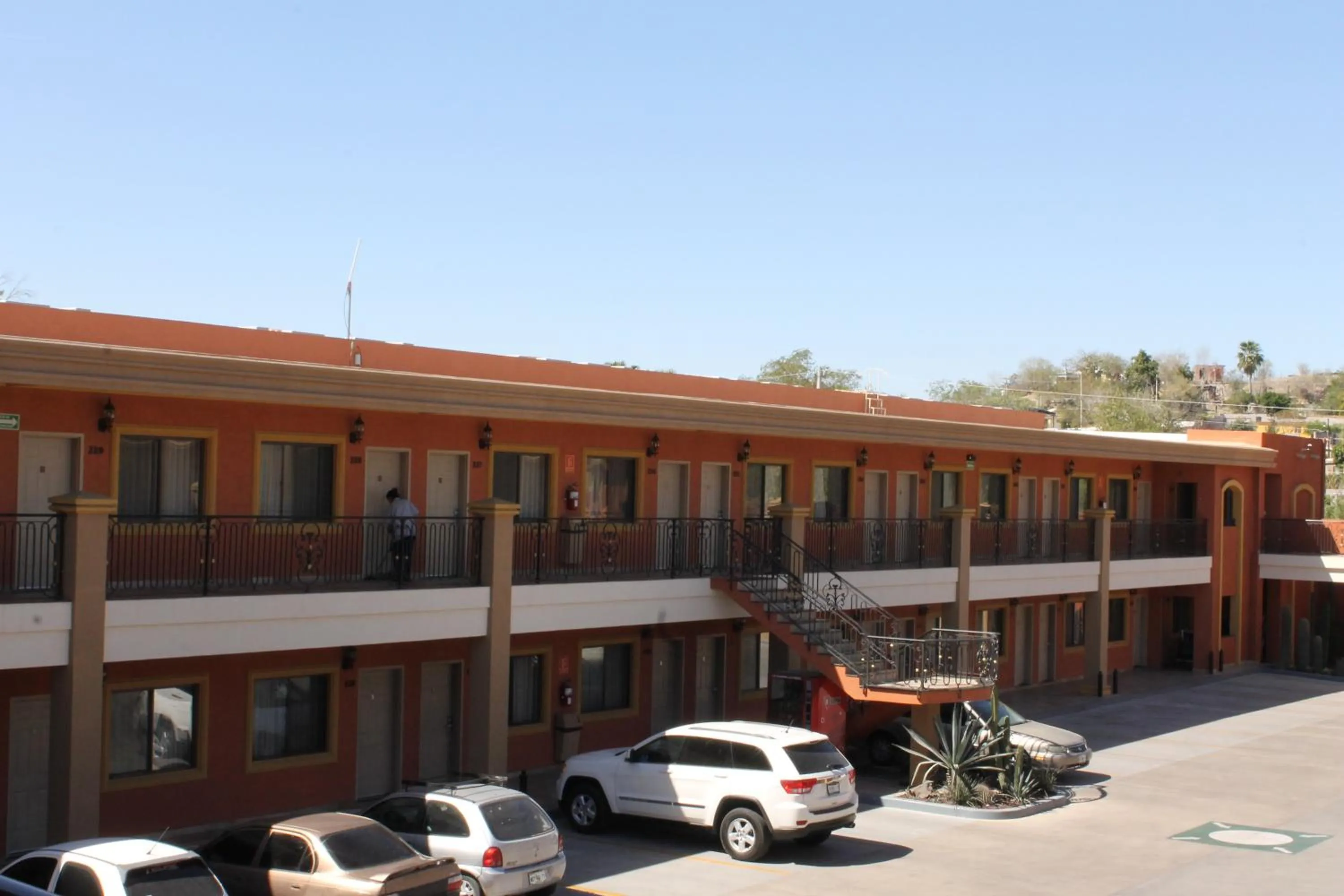 Property building in Hotel Plaza las Quintas