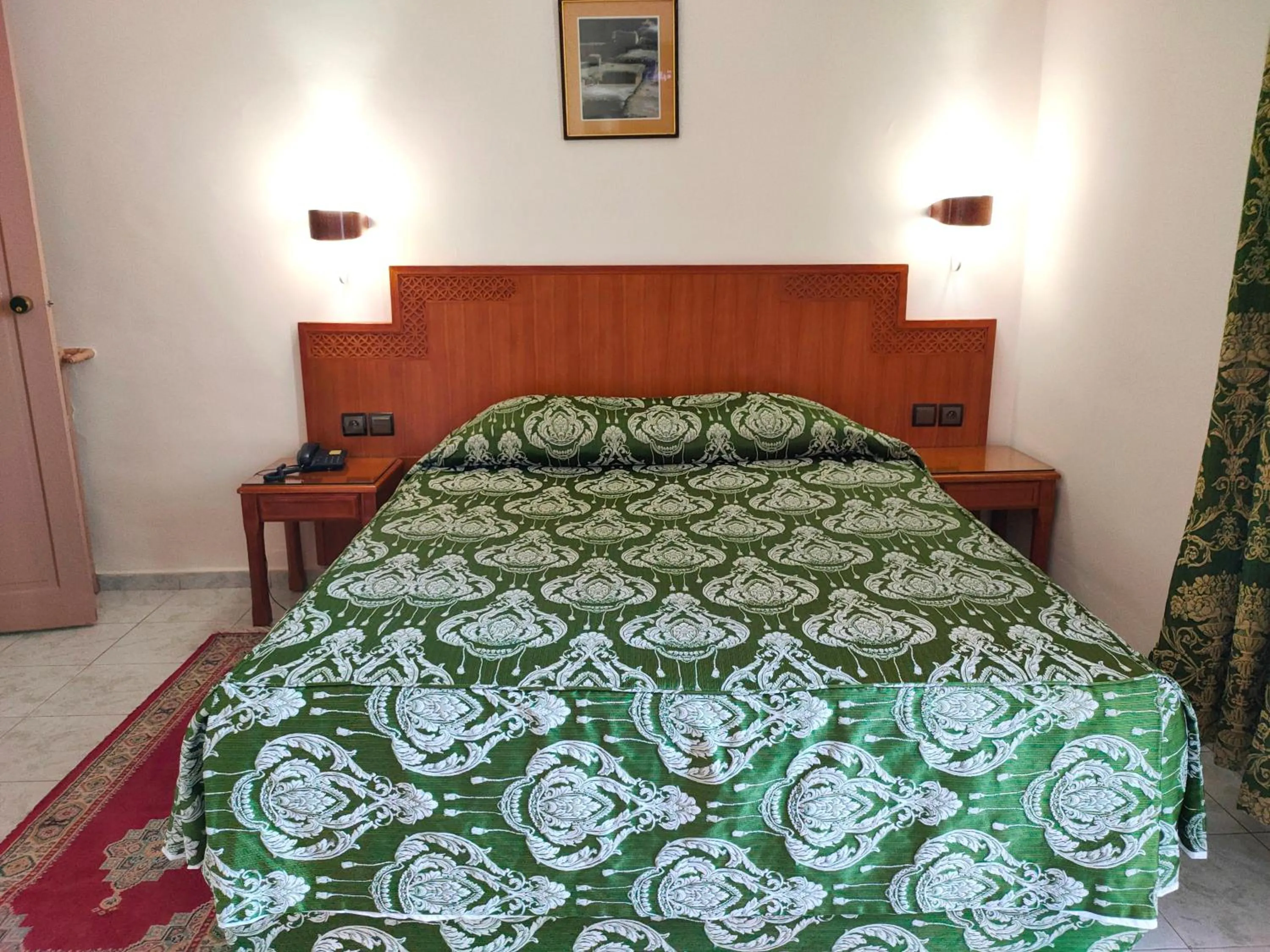 Bed in Hotel Splendid