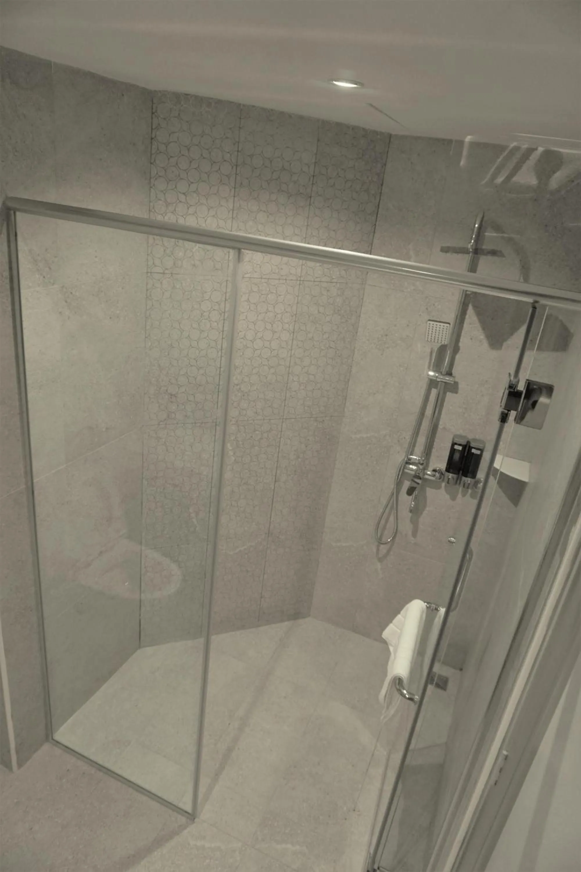 Shower in Frame Hotel