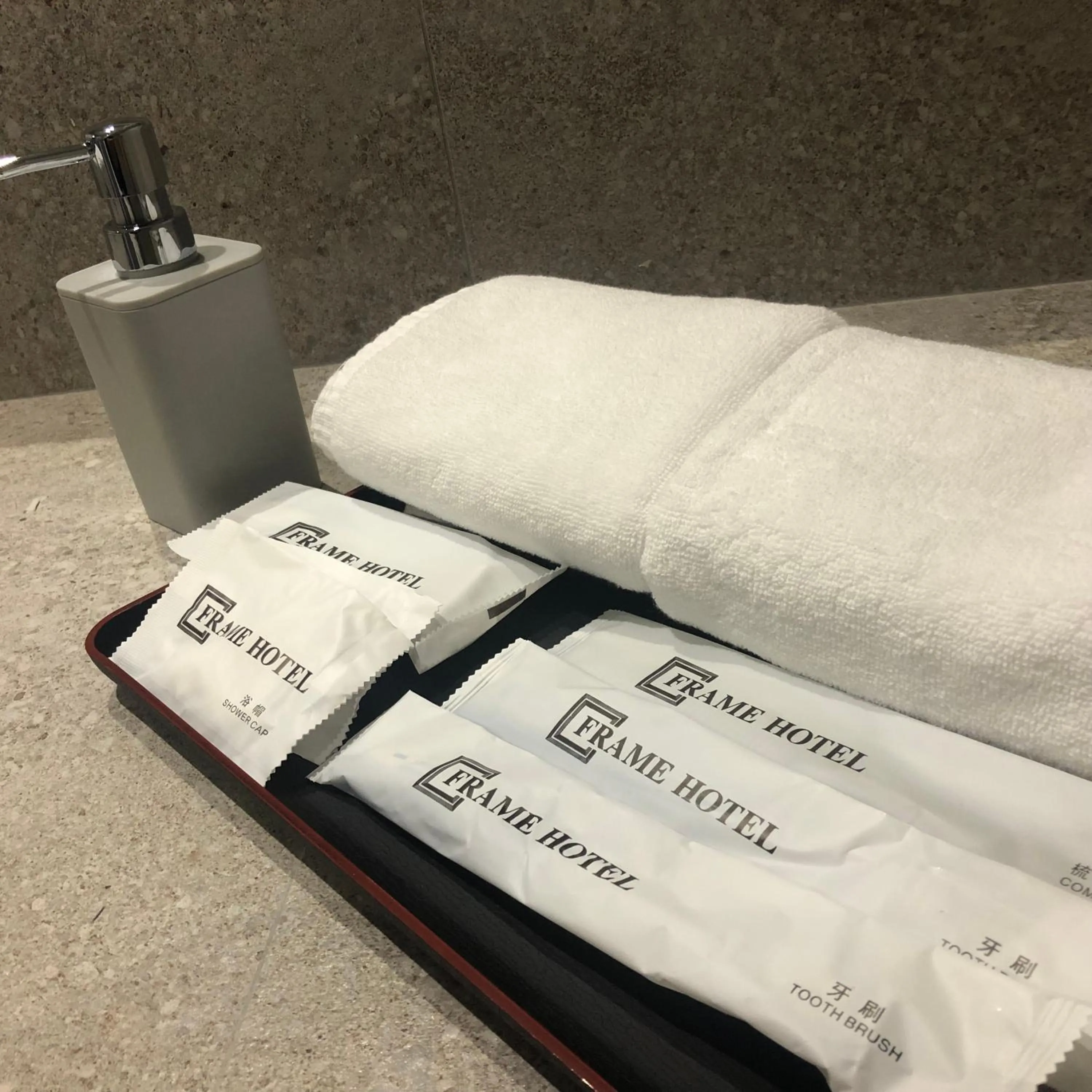 Toilet, Bed in Frame Hotel