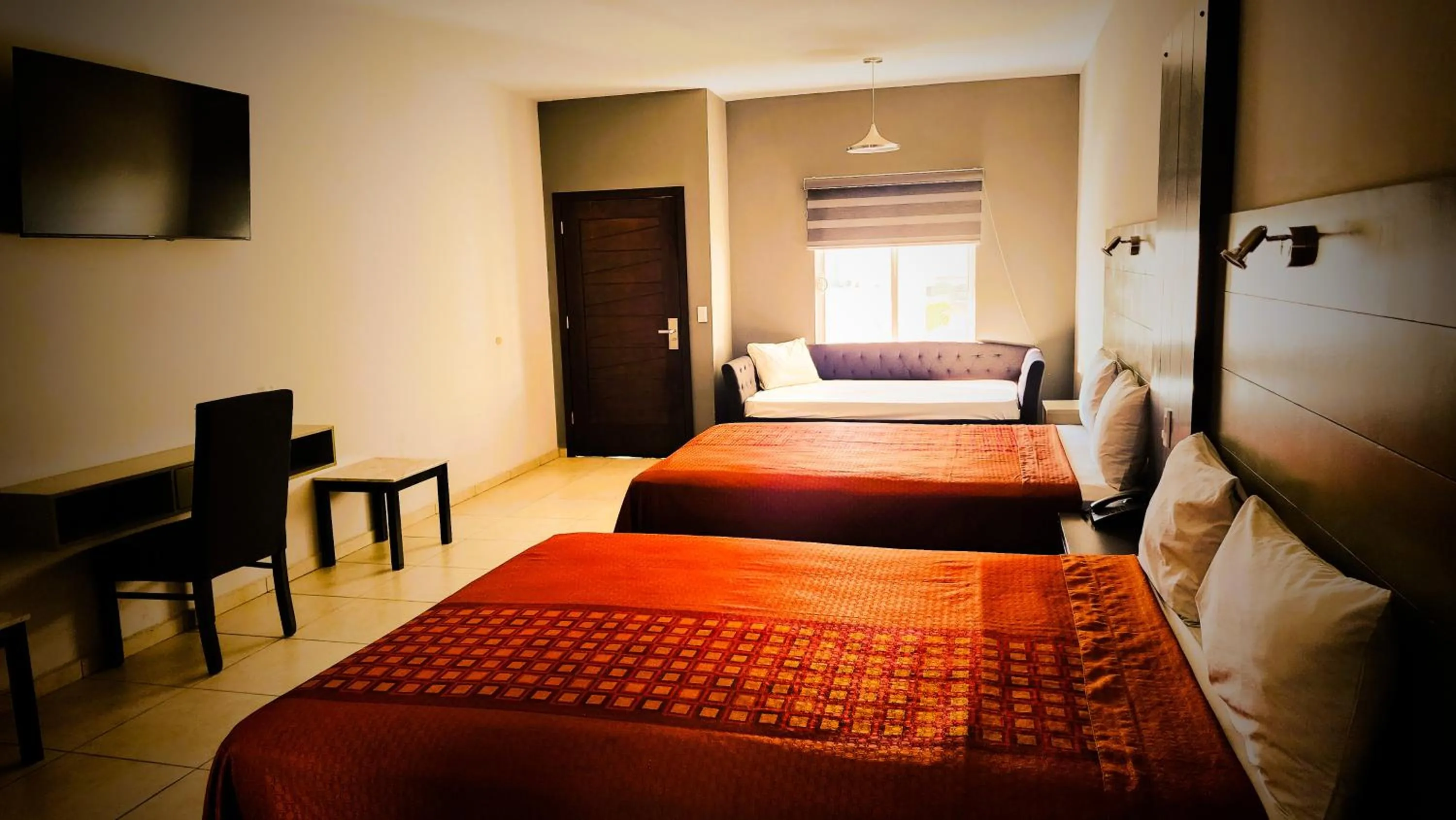 Bed in Hotel Paraiso