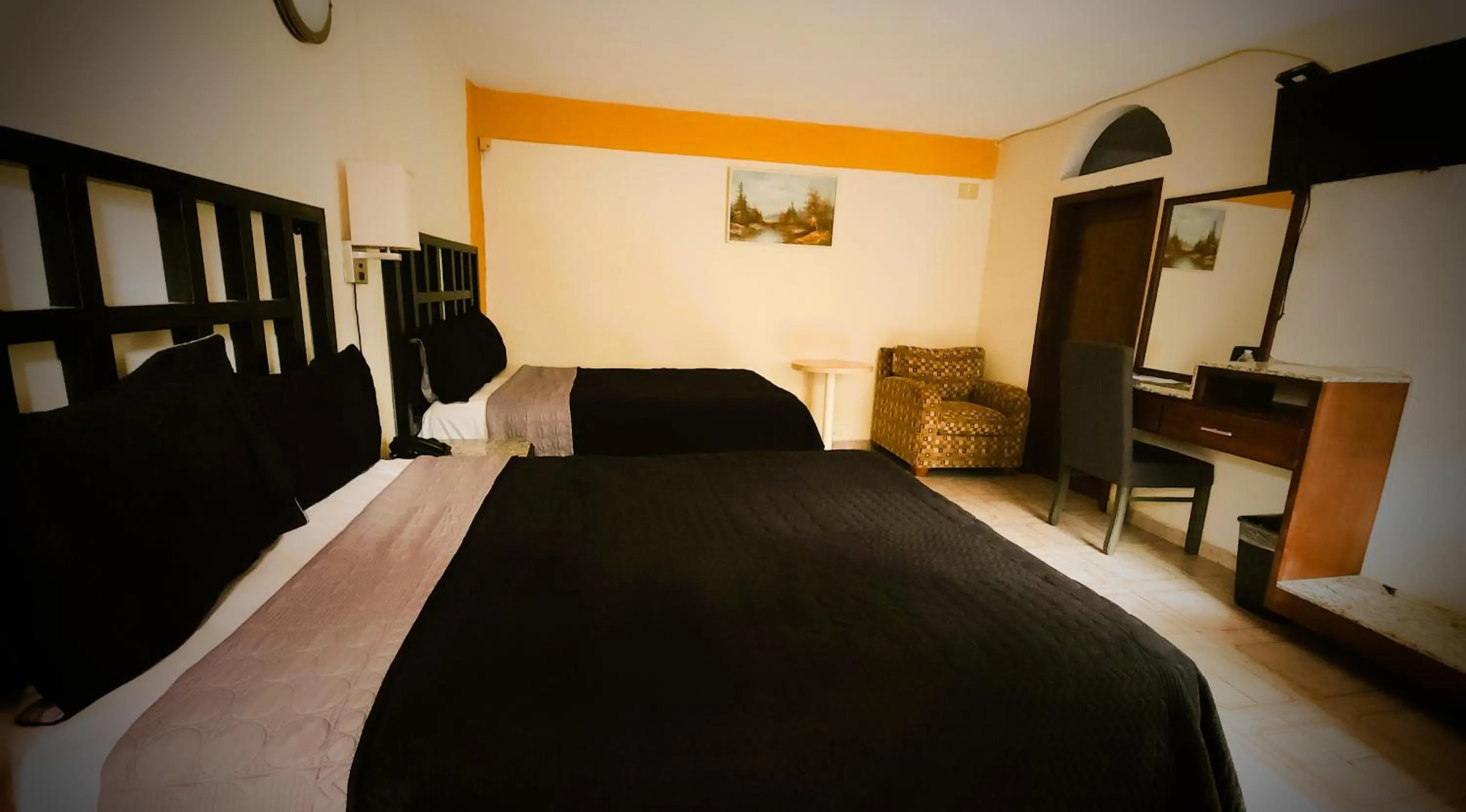 Bed in Hotel Paraiso