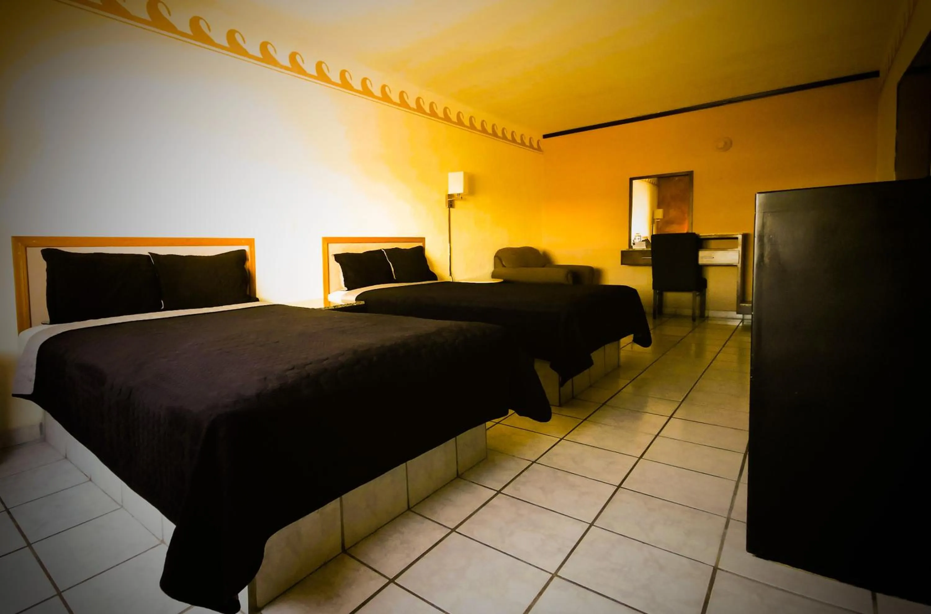 Bed in Hotel Paraiso