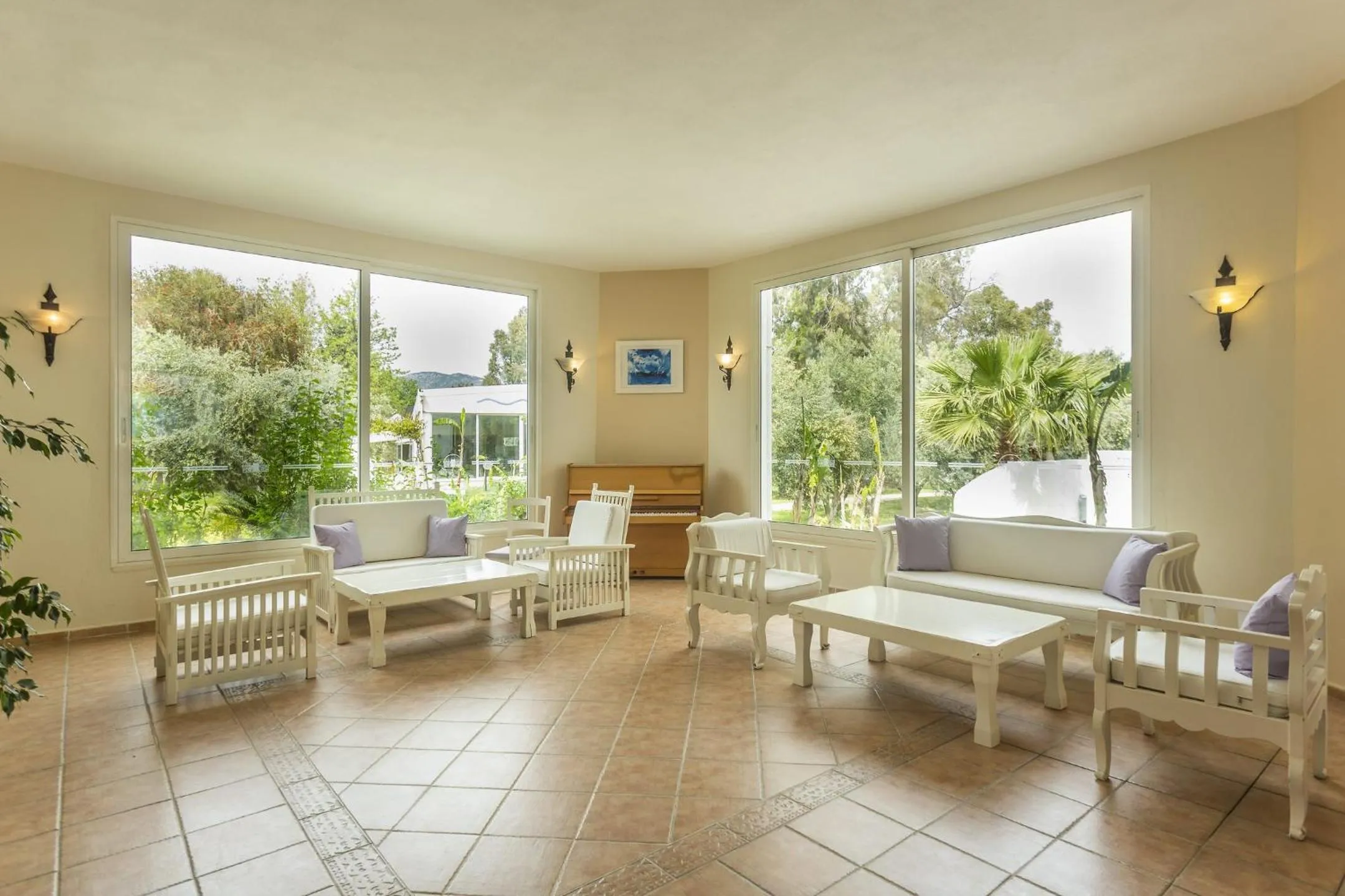 Living room in Club Muskebi