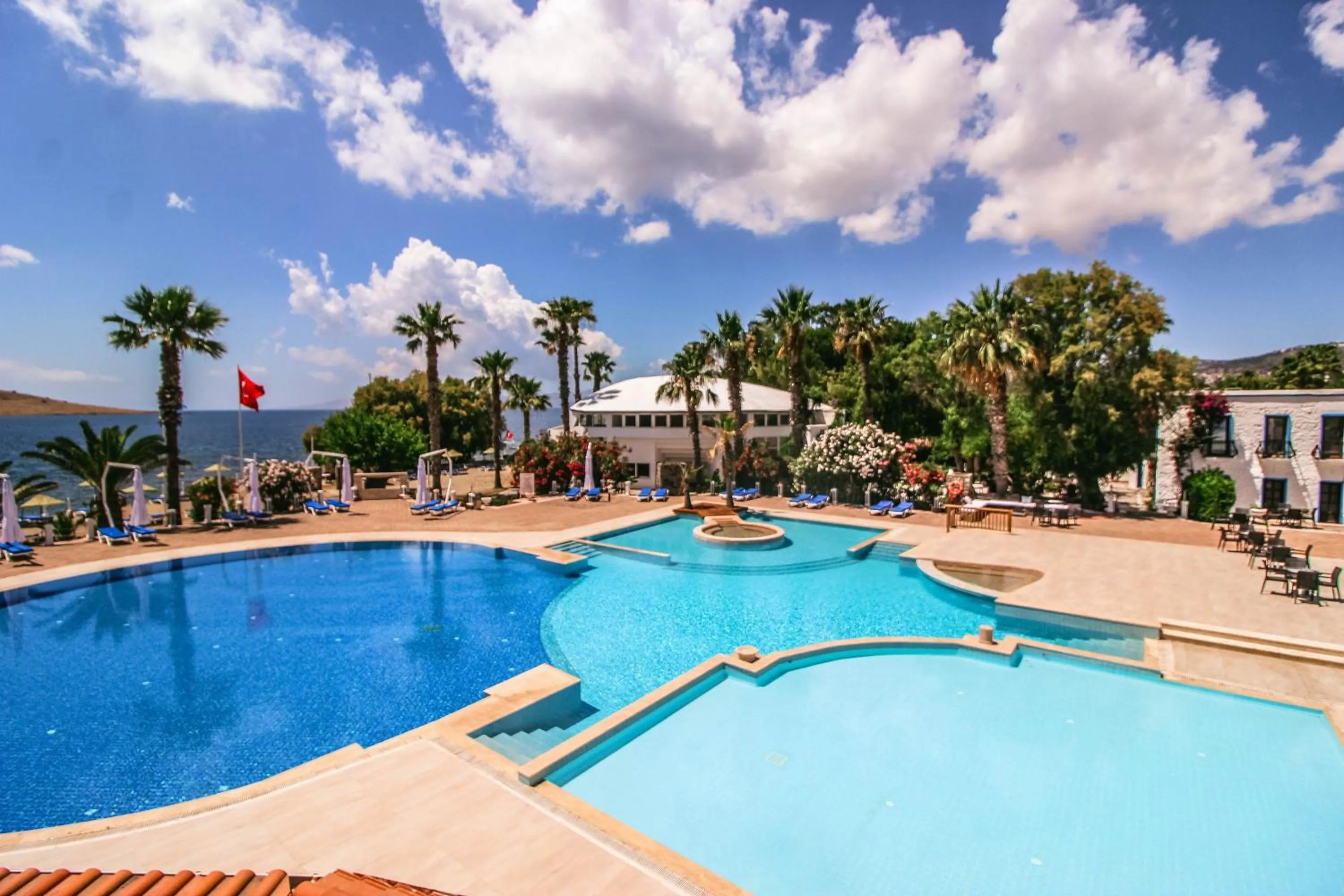 Swimming pool in Club Muskebi