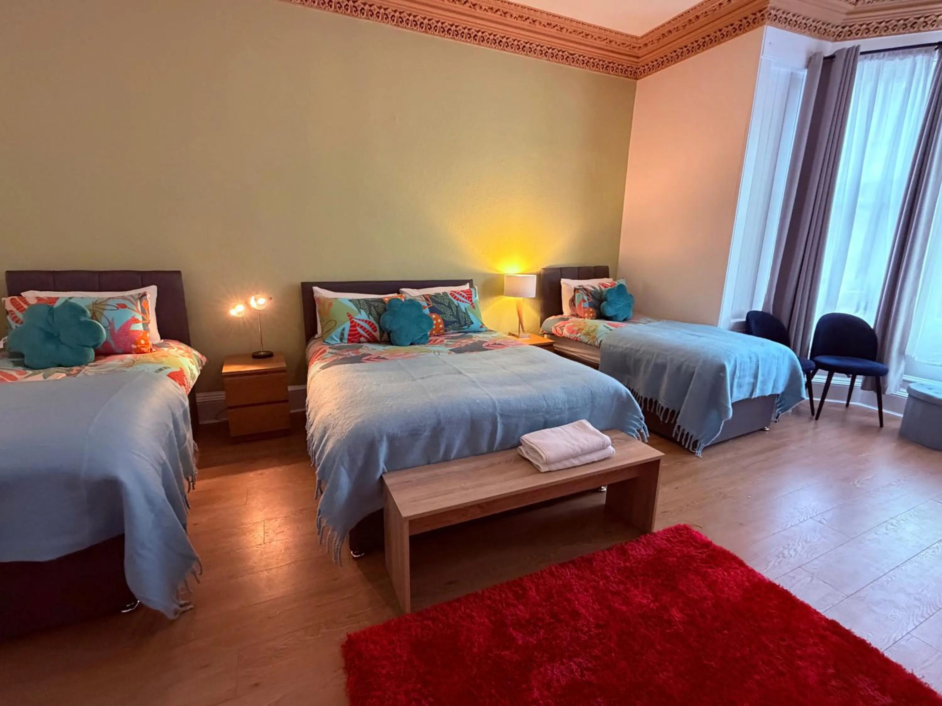 Bed in Apart Bernard Rooms