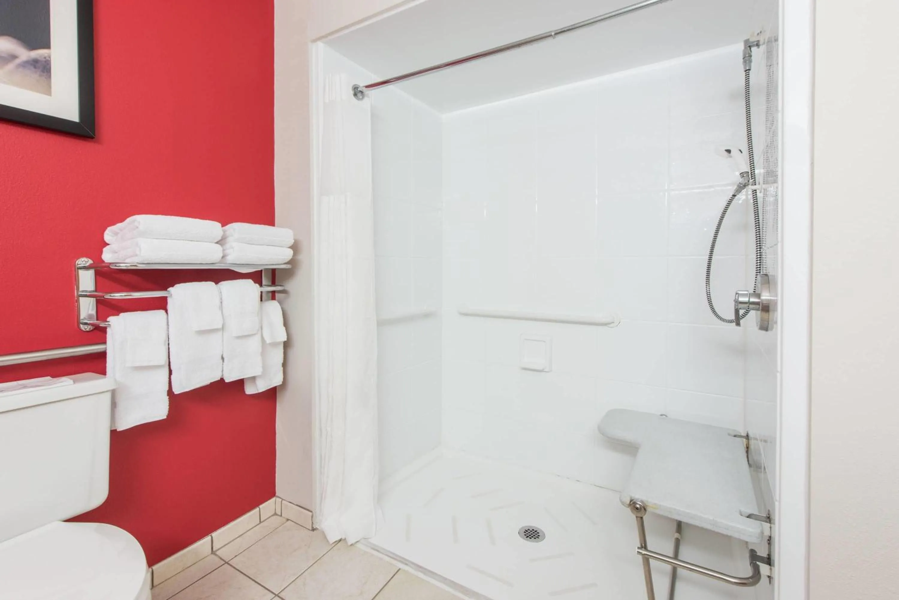 Shower in Ramada by Wyndham Springfield North