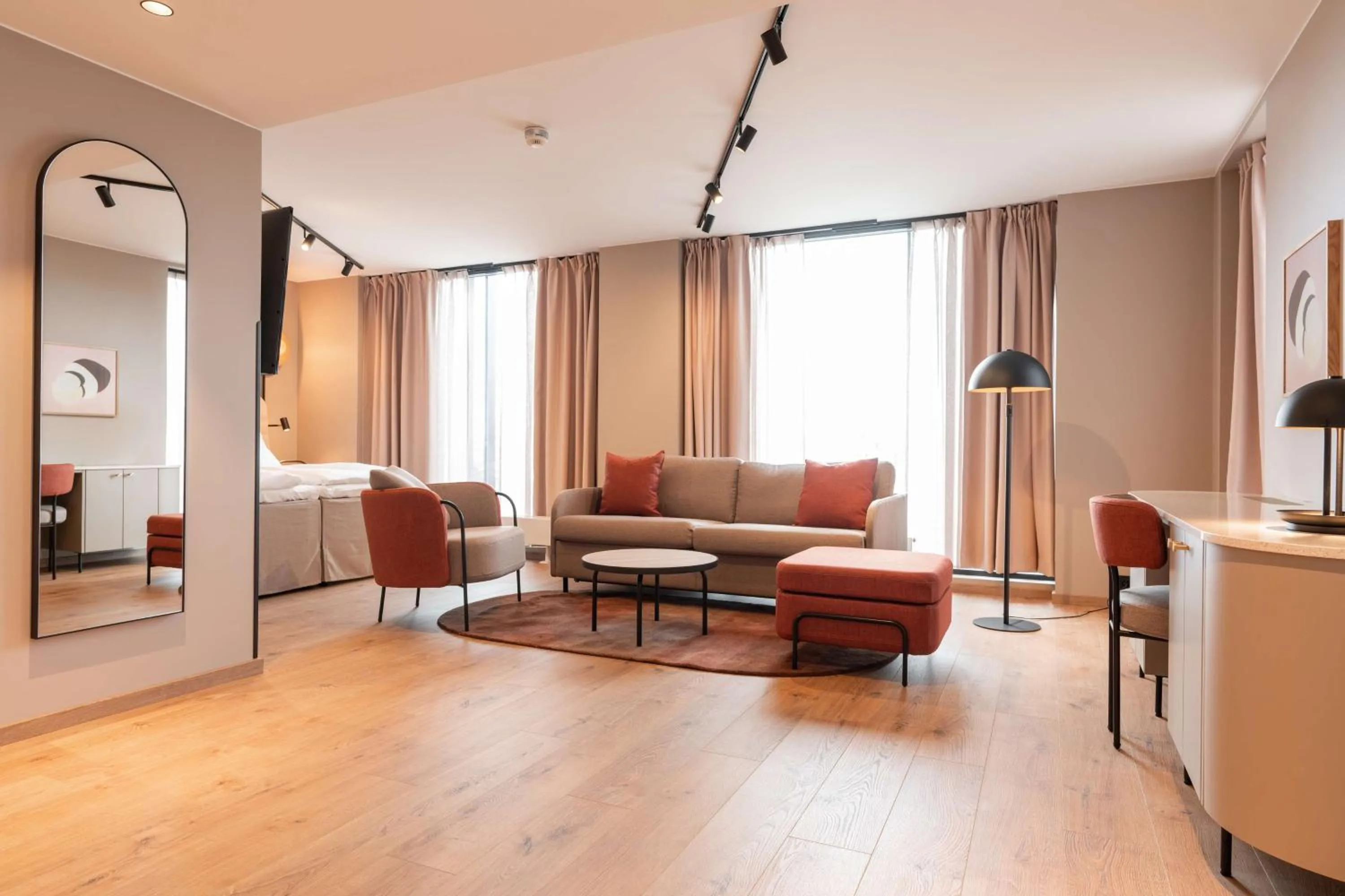 Photo of the whole room, Bed in Scandic Hamar