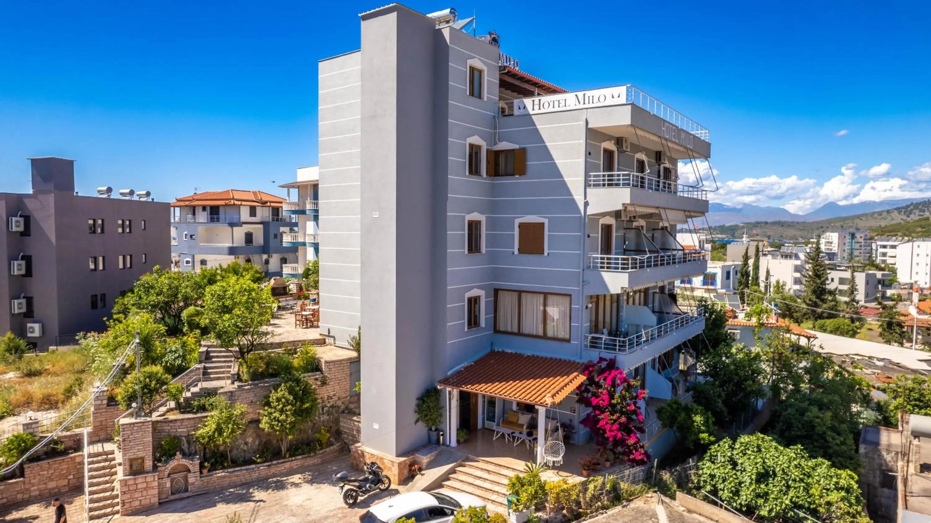Property building in Hotel Milo Ksamil