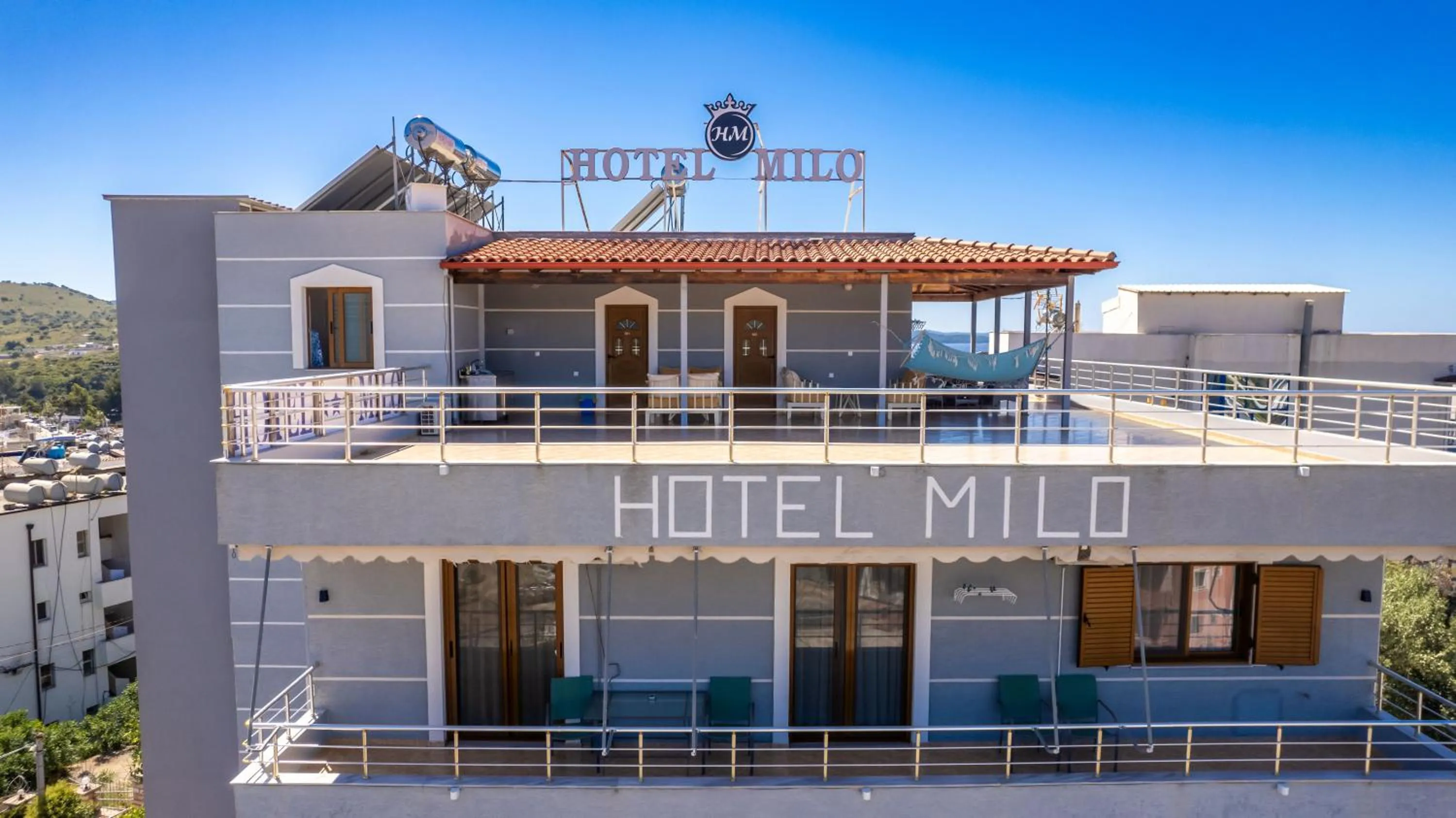 Property building in Hotel Milo Ksamil