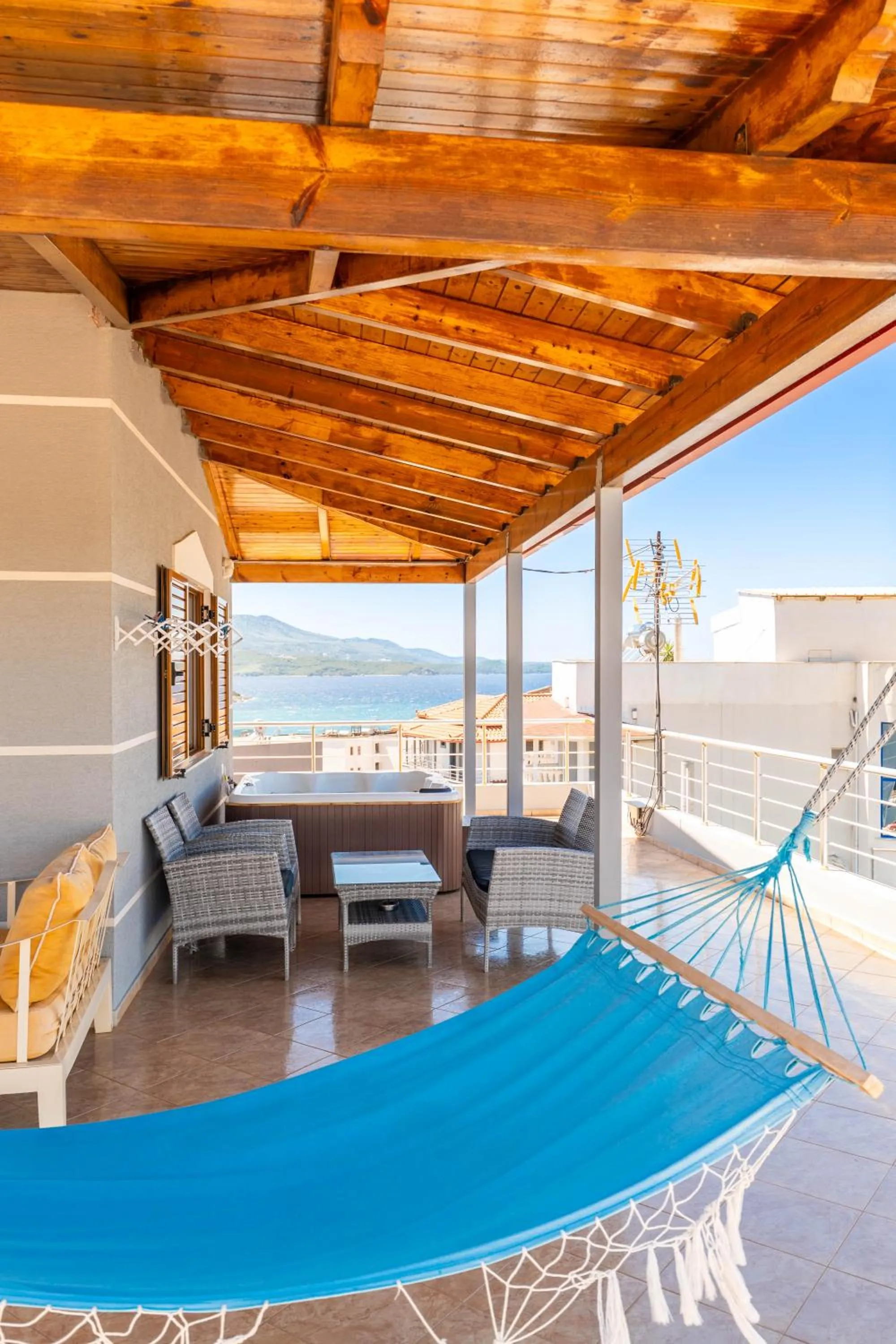 Balcony/Terrace in Hotel Milo Ksamil