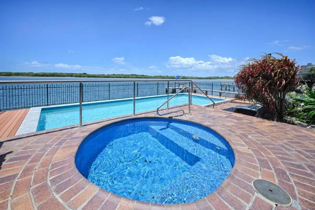 Pool view in Banyandah Towers