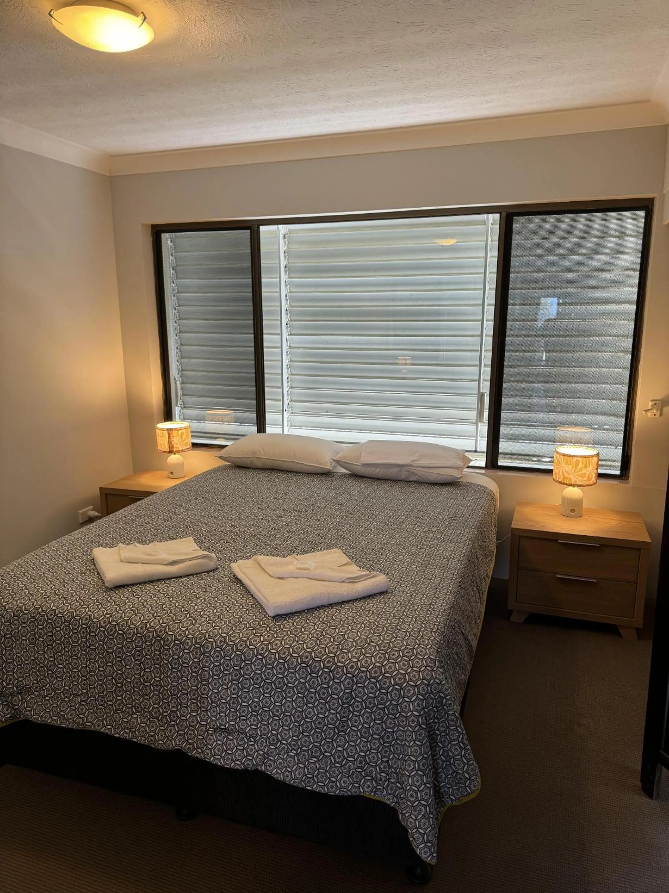 Bed in Sandrift Beachfront Apartments