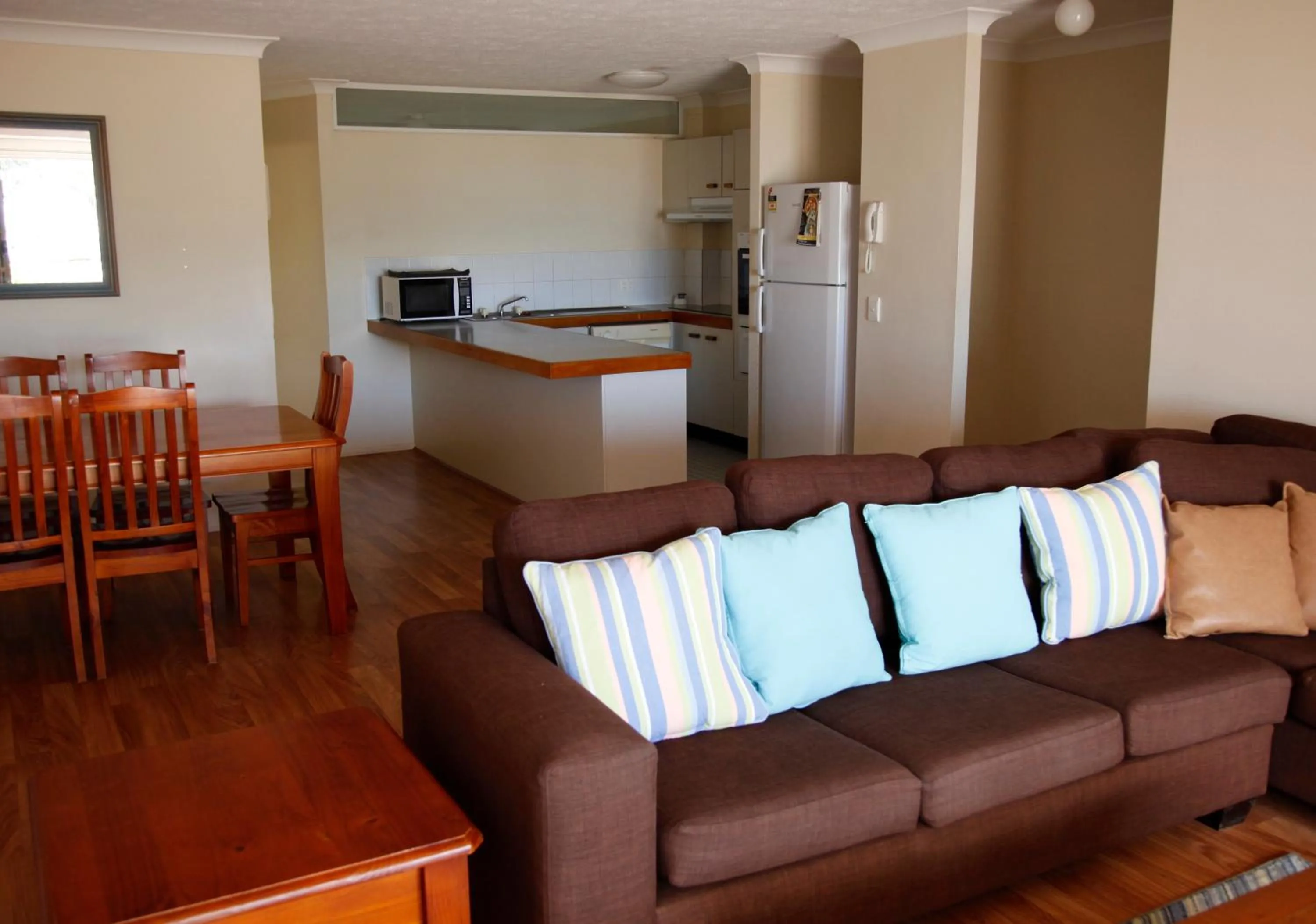 Living room in Sandrift Beachfront Apartments