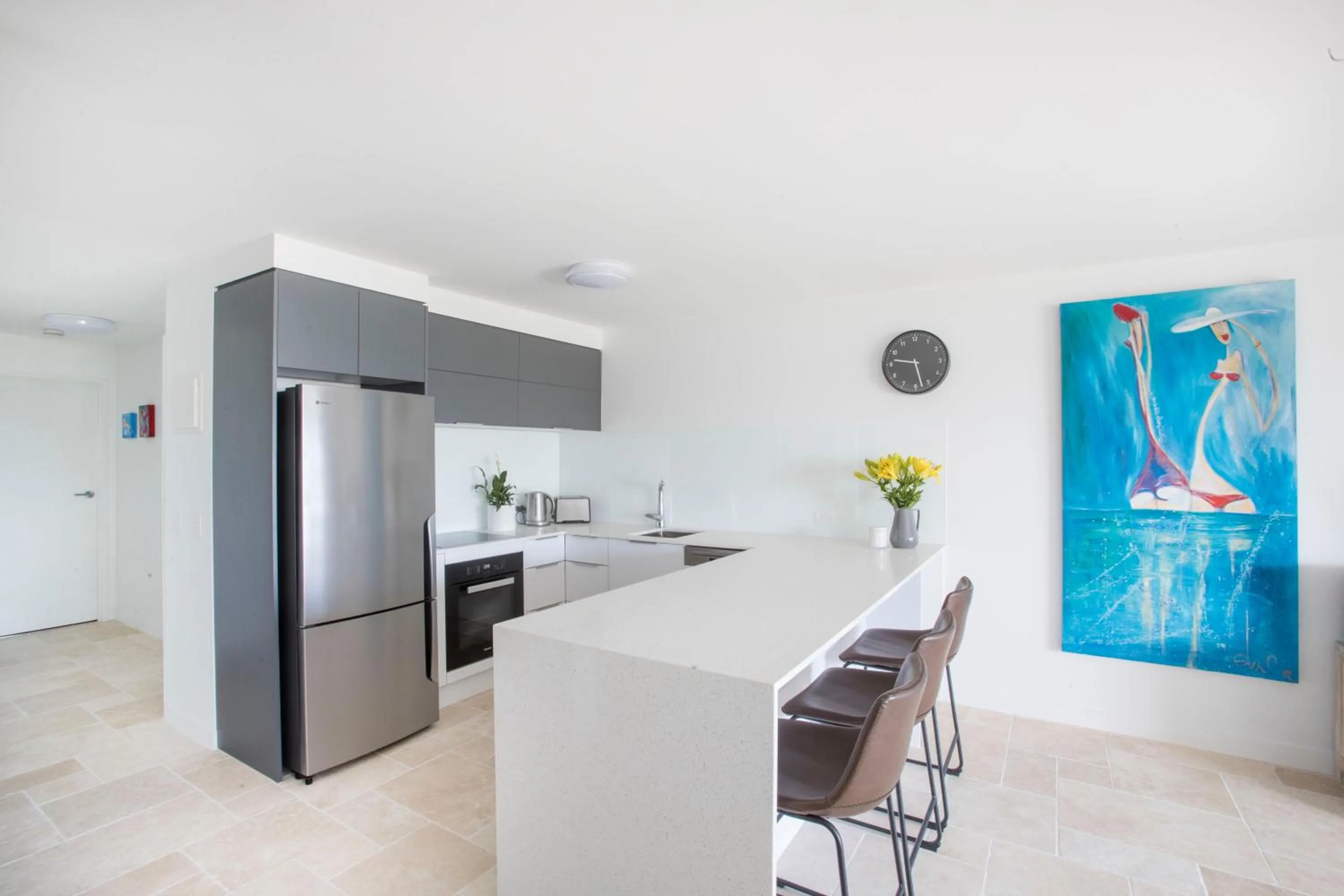 kitchen in Sandrift Beachfront Apartments