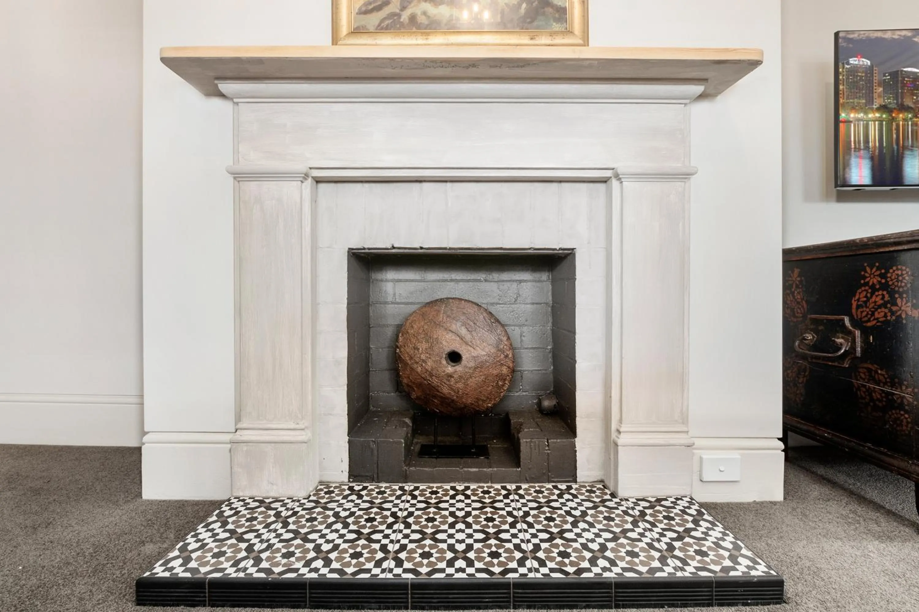 Decorative detail in The Rivulet