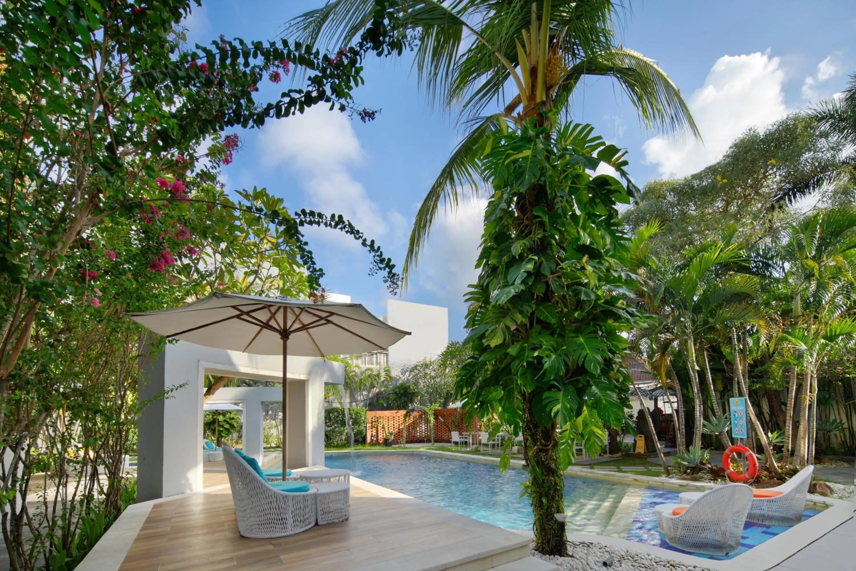 Swimming pool in 18 Suite Villa Loft at Kuta