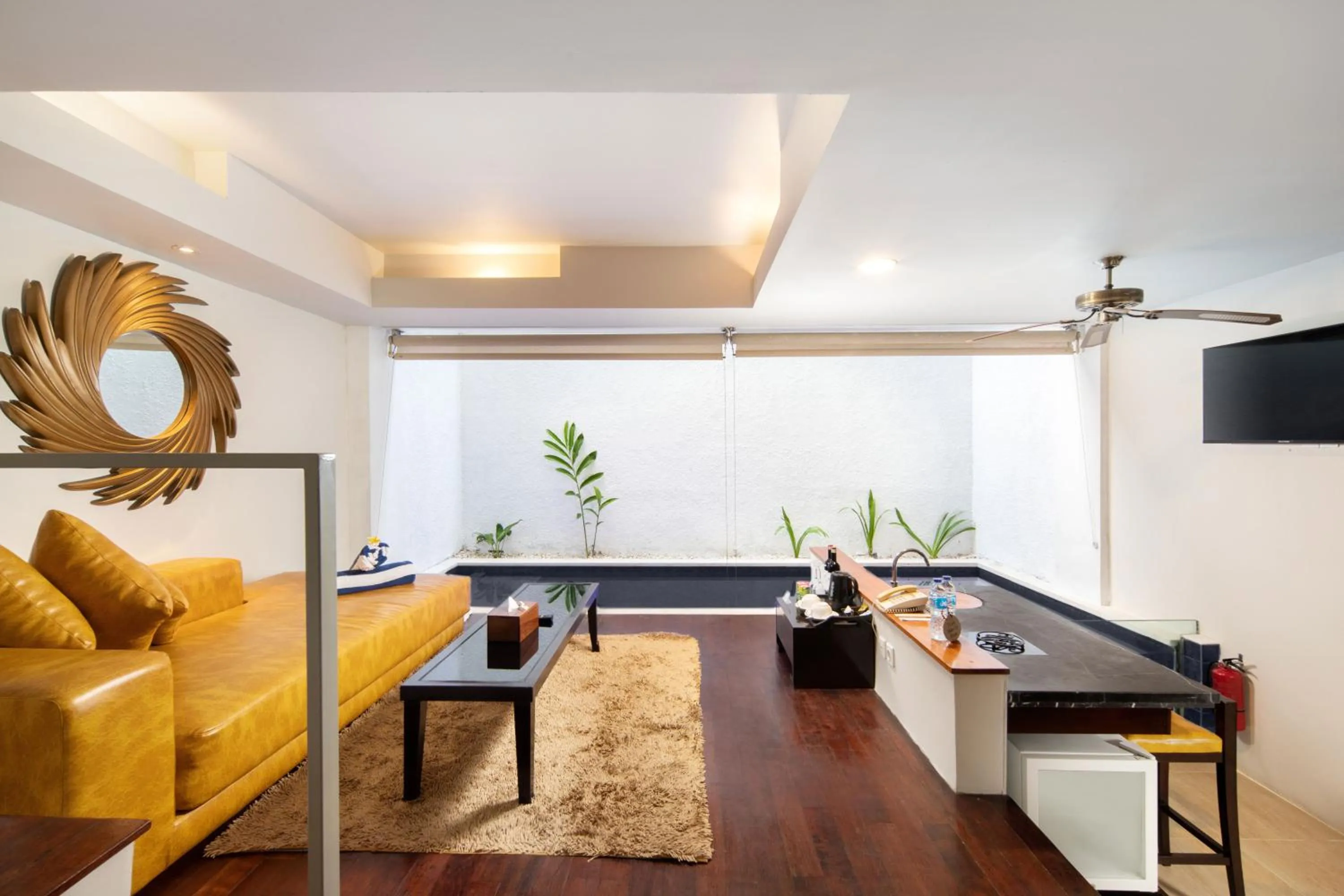 Living room in 18 Suite Villa Loft at Kuta