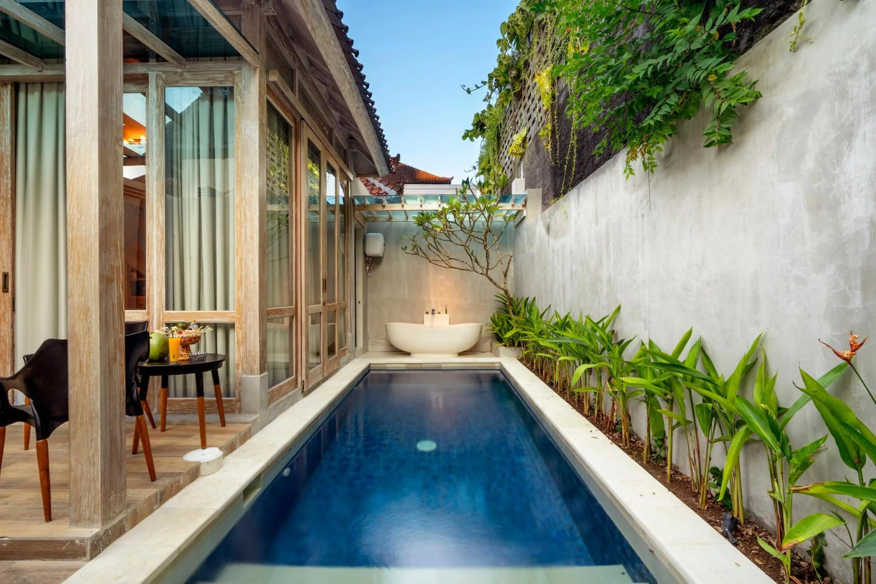 Pool view in 18 Suite Villa Loft at Kuta