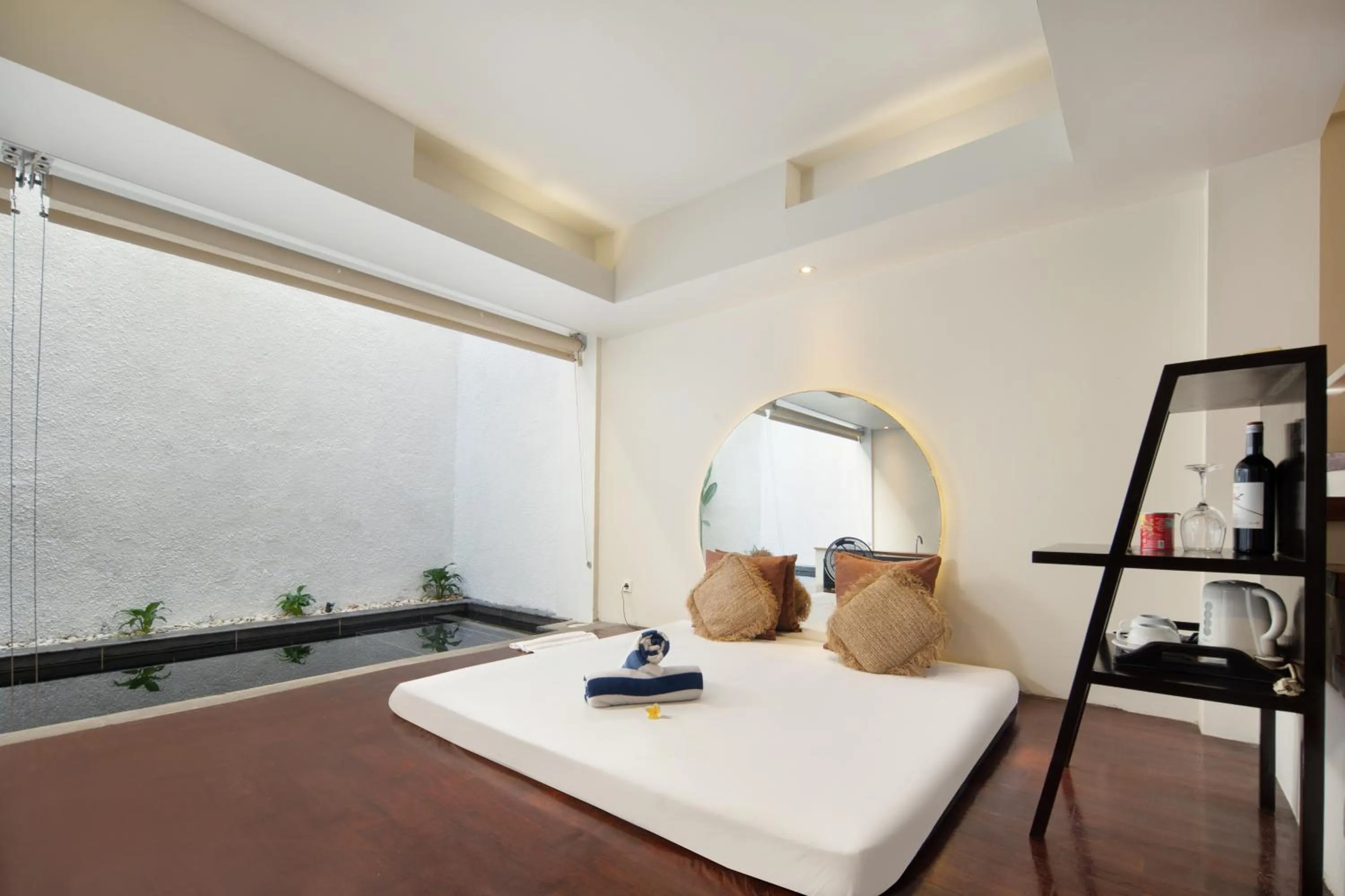 Living room, Bed in 18 Suite Villa Loft at Kuta