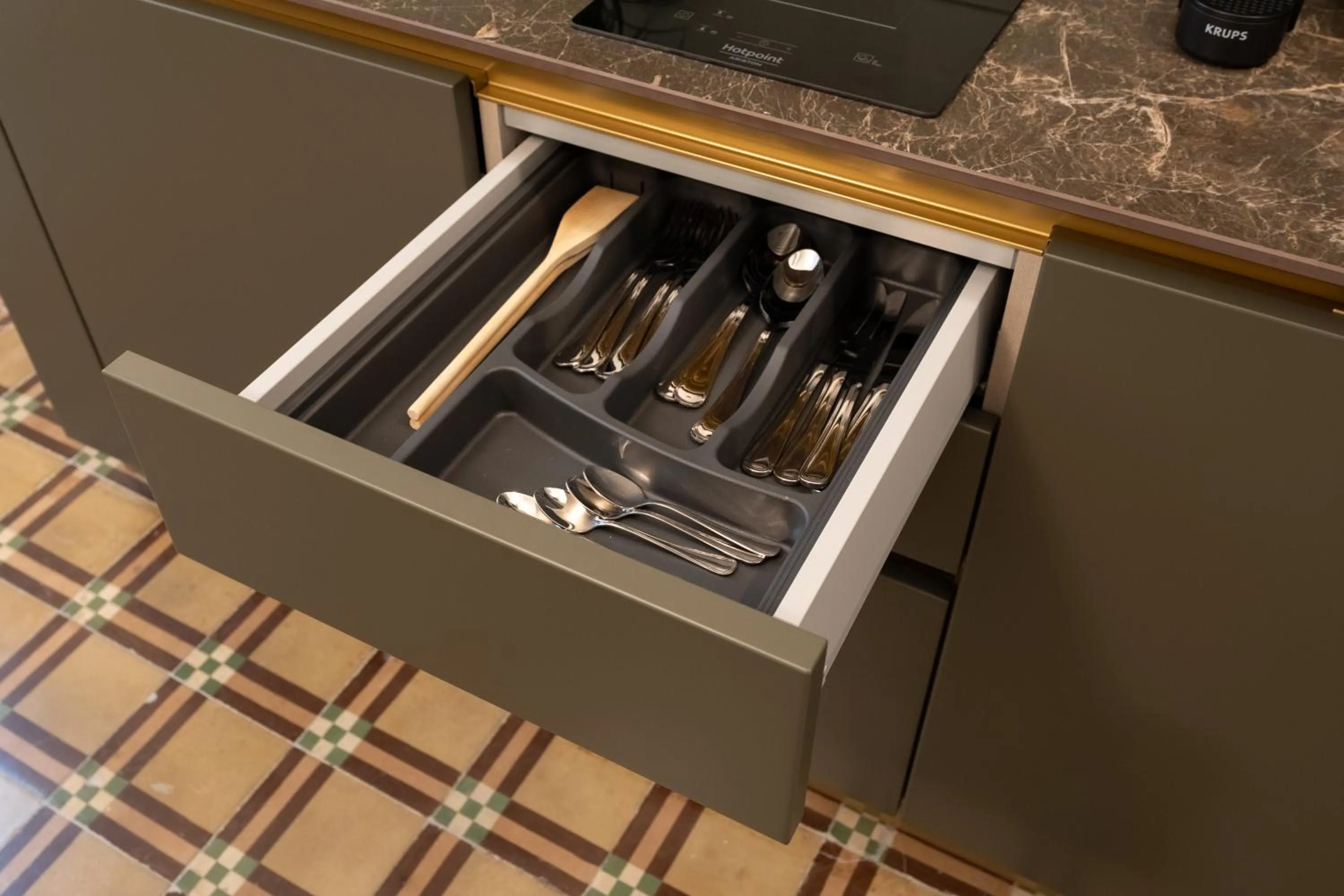 Kitchen or kitchenette in Palazzo D'Ambra Residenza d'Epoca