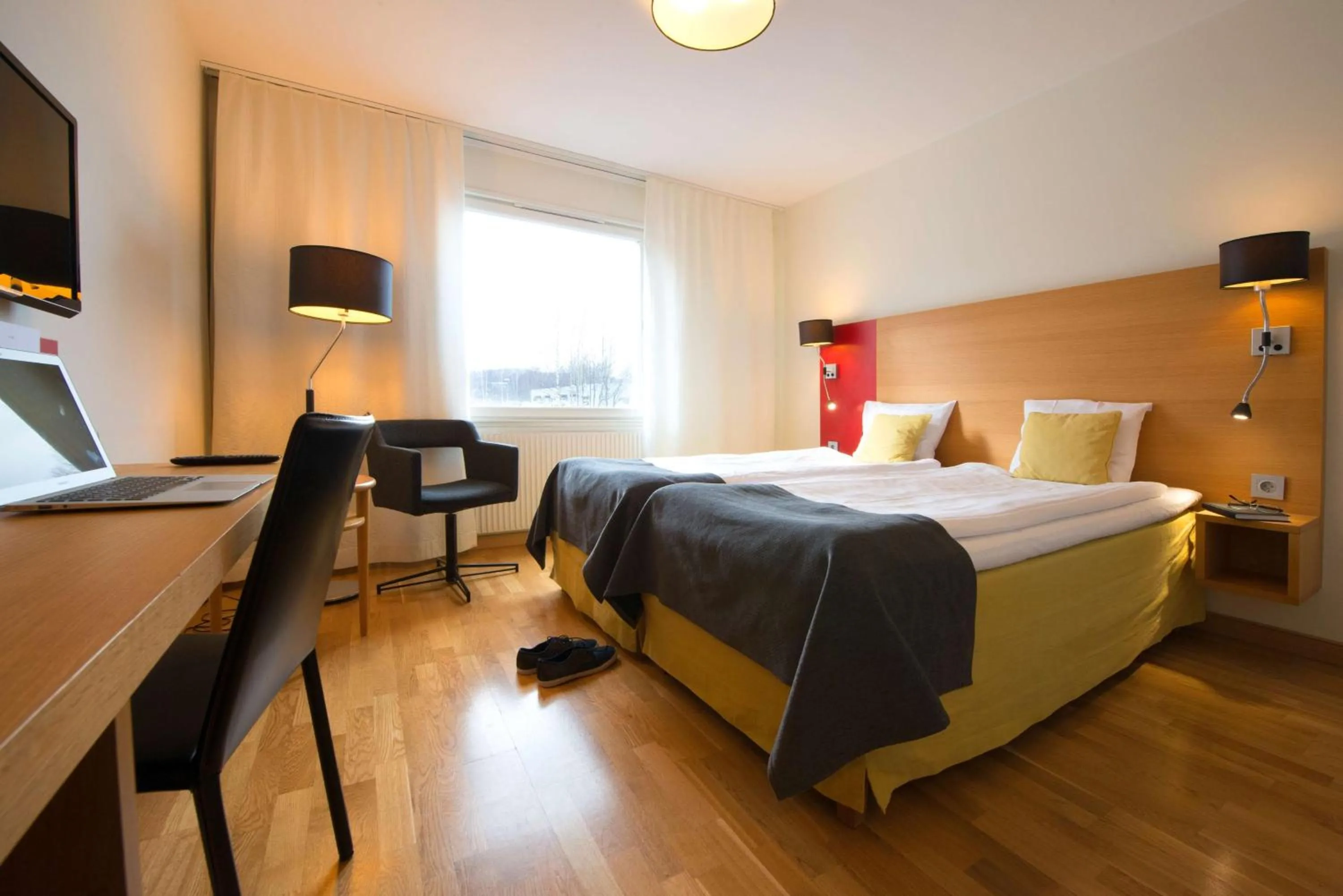 Photo of the whole room, Bed in Scandic Örnsköldsvik