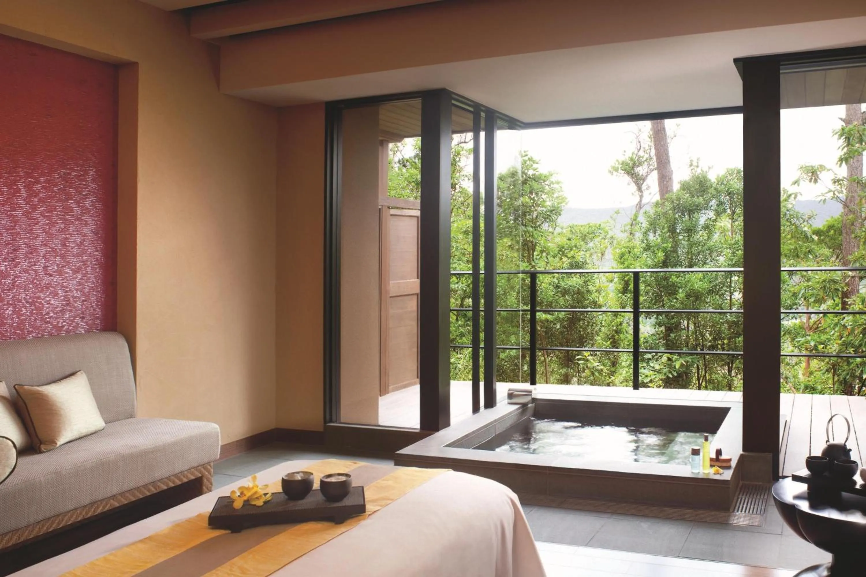 Spa and wellness centre/facilities, Bed in The Ritz-Carlton Okinawa
