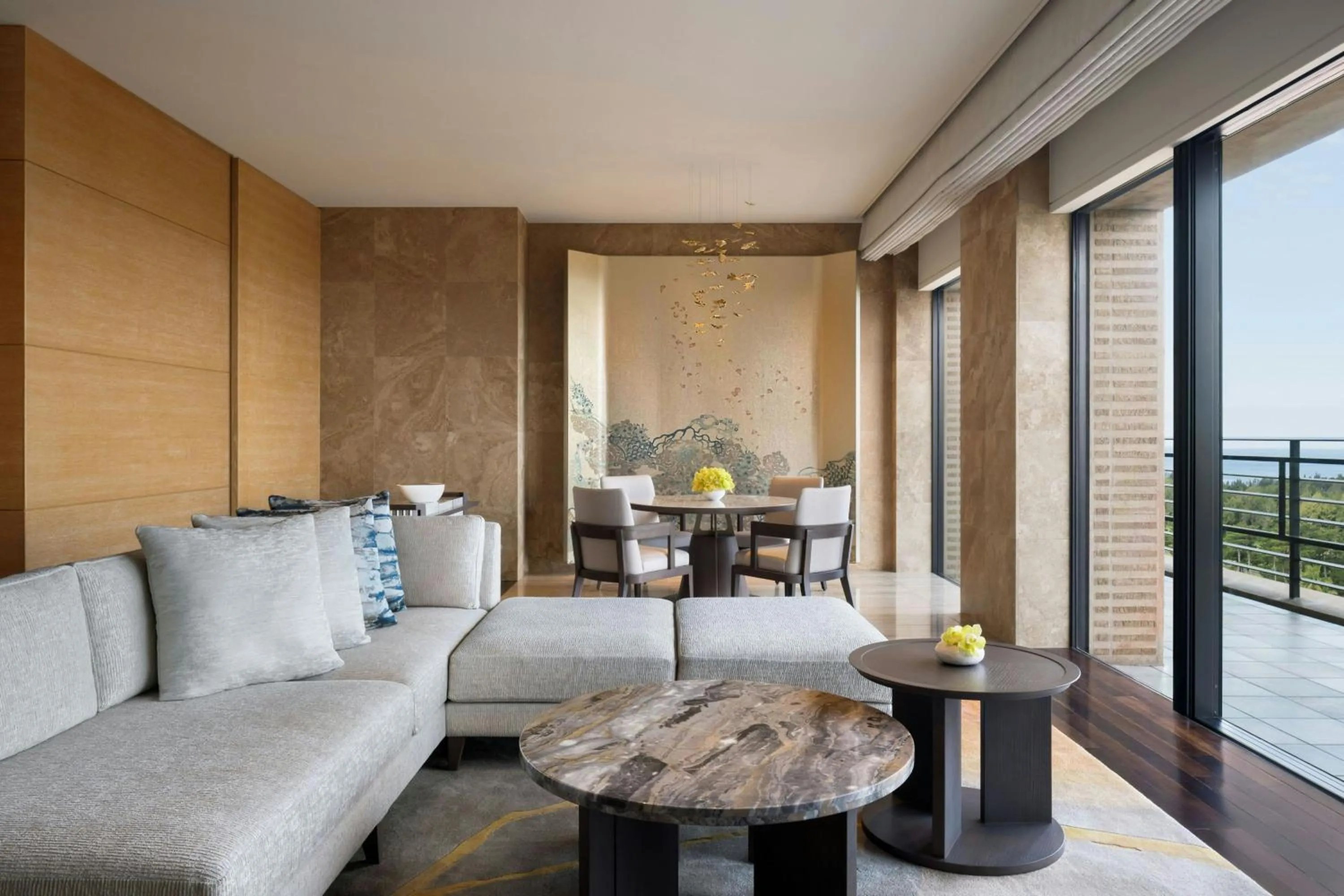 Photo of the whole room in The Ritz-Carlton Okinawa