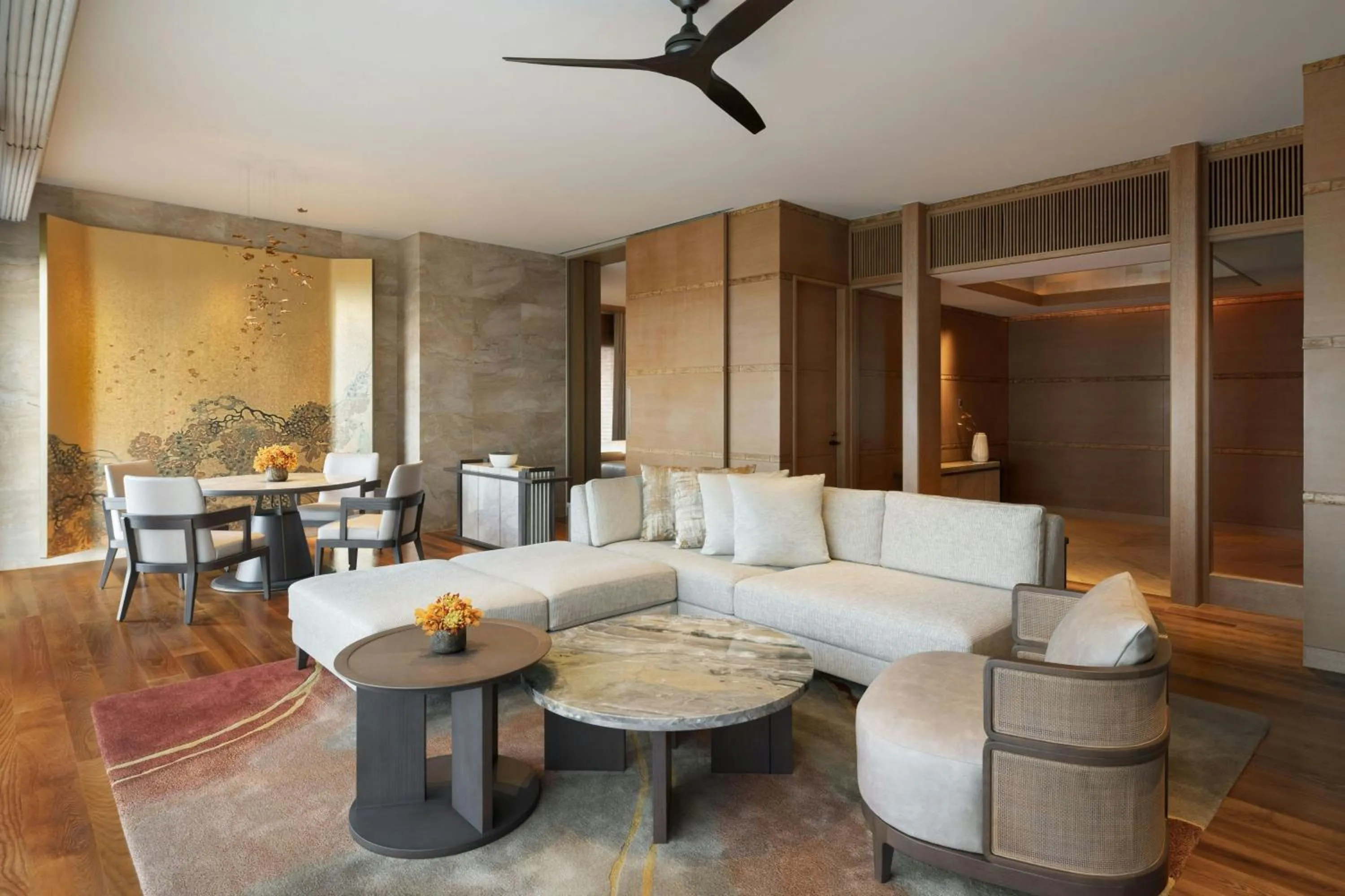 Living room in The Ritz-Carlton Okinawa
