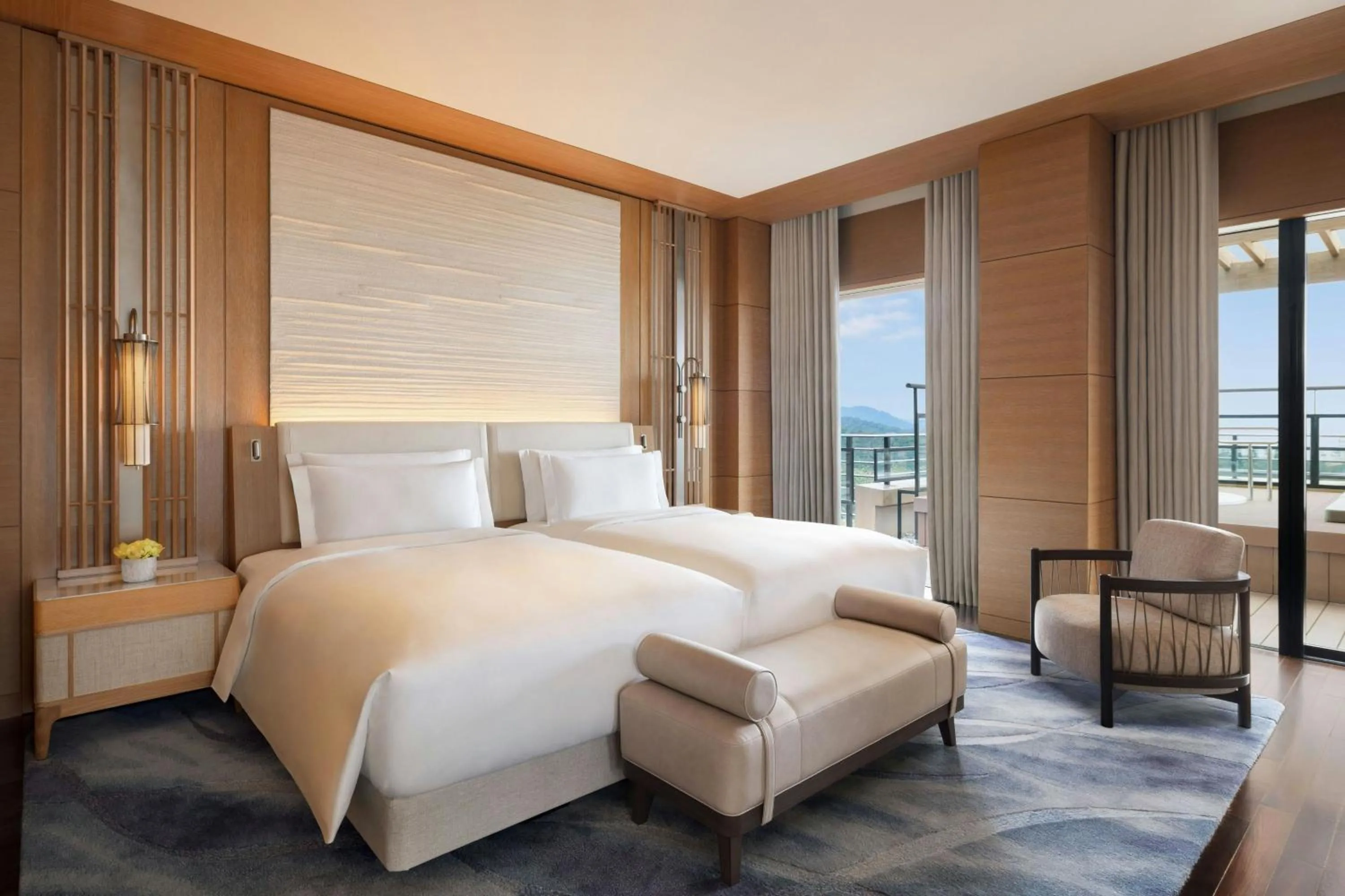 Photo of the whole room, Bed in The Ritz-Carlton Okinawa
