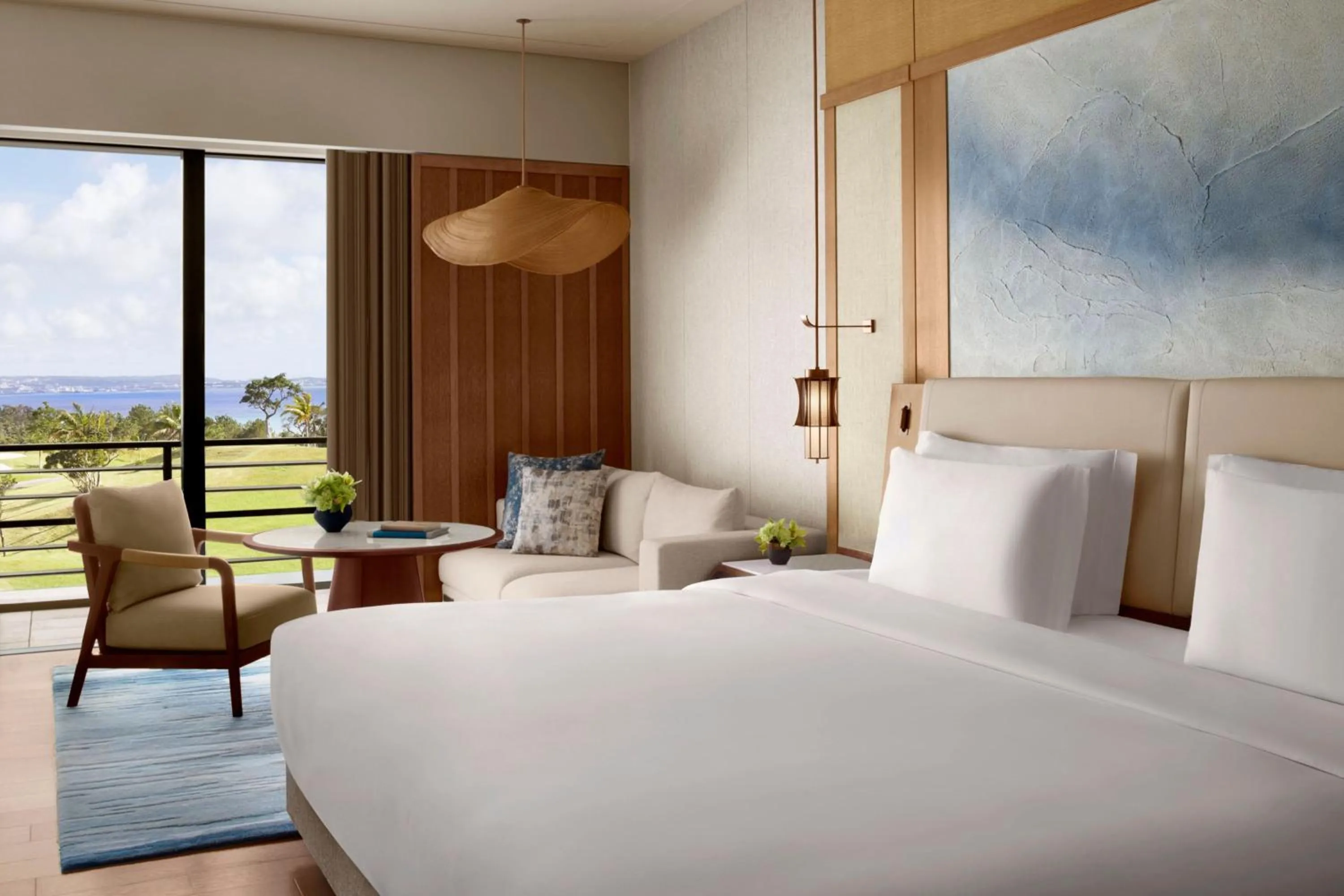 Photo of the whole room, Bed in The Ritz-Carlton Okinawa