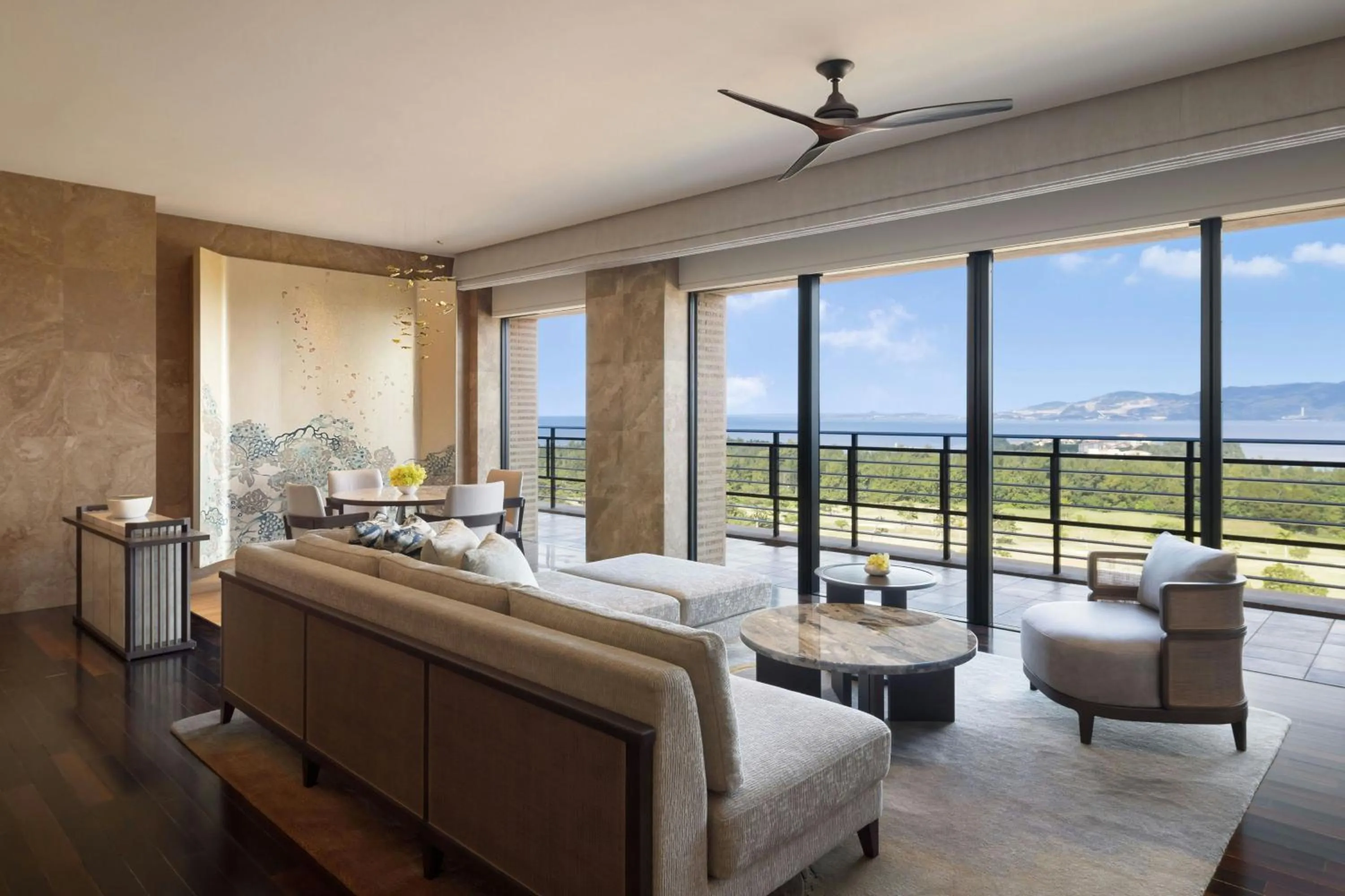 Living room in The Ritz-Carlton Okinawa