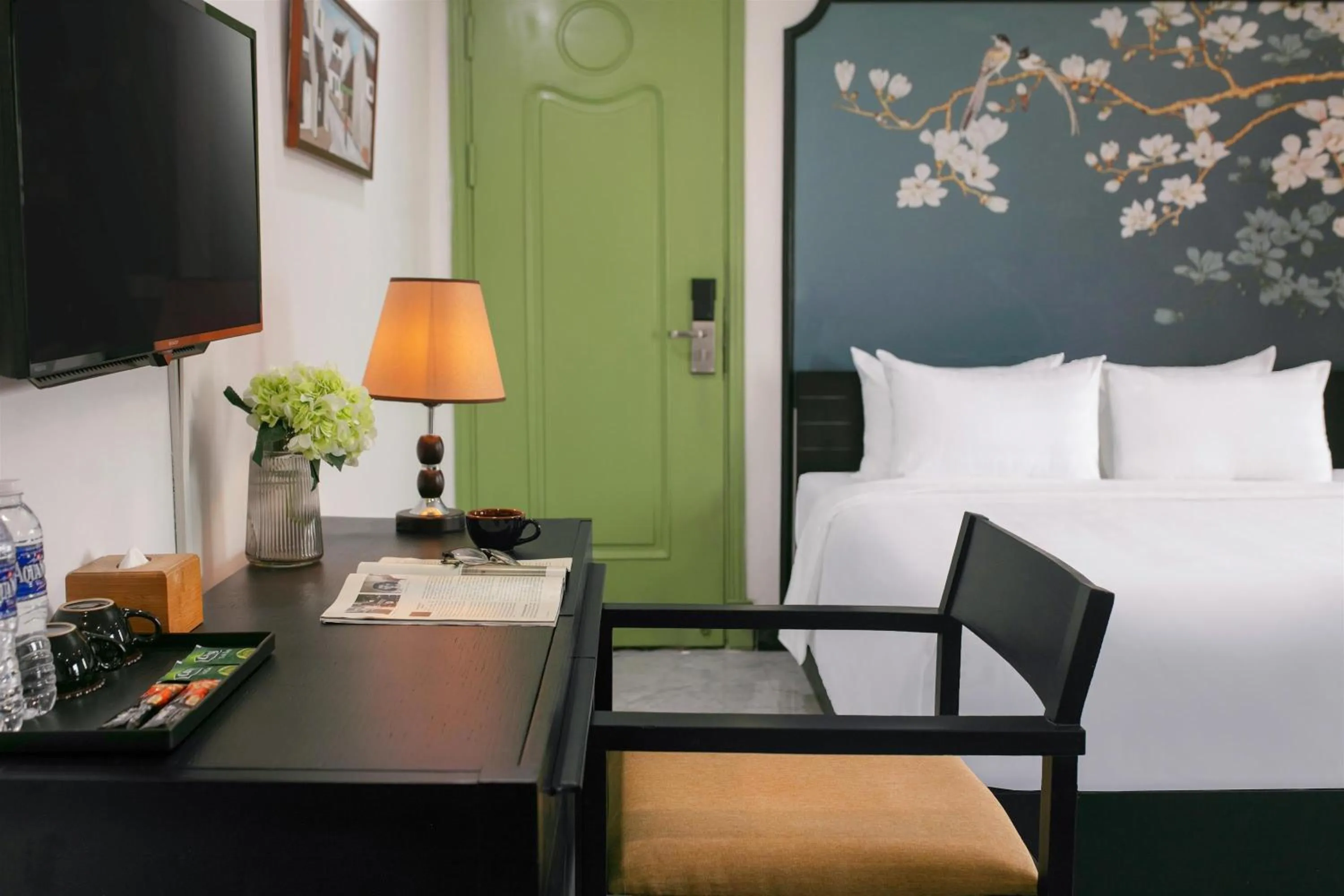 Photo of the whole room, Bed in Old Quarter Charm Hotel