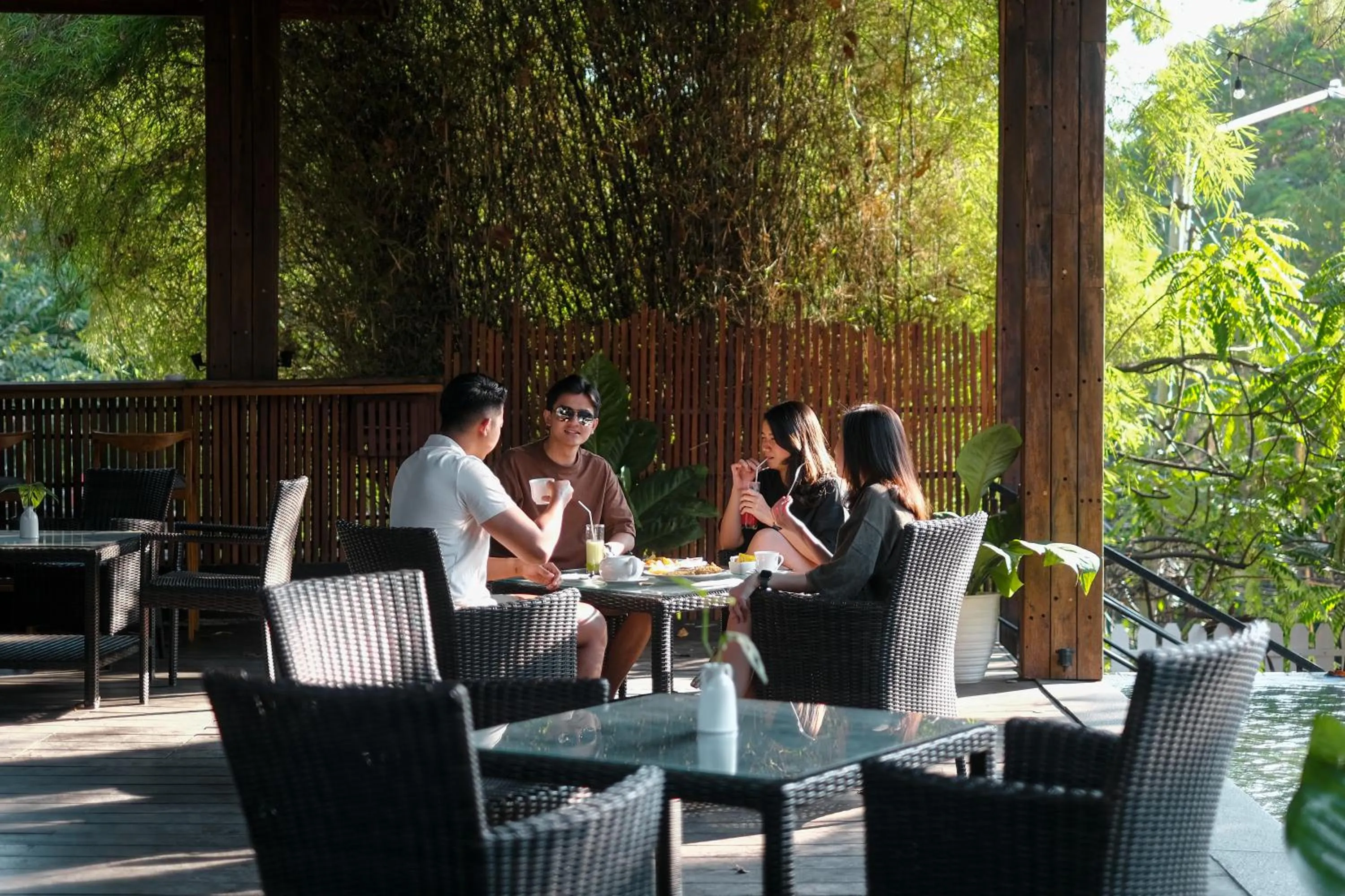 Balcony/Terrace in House Sangkuriang