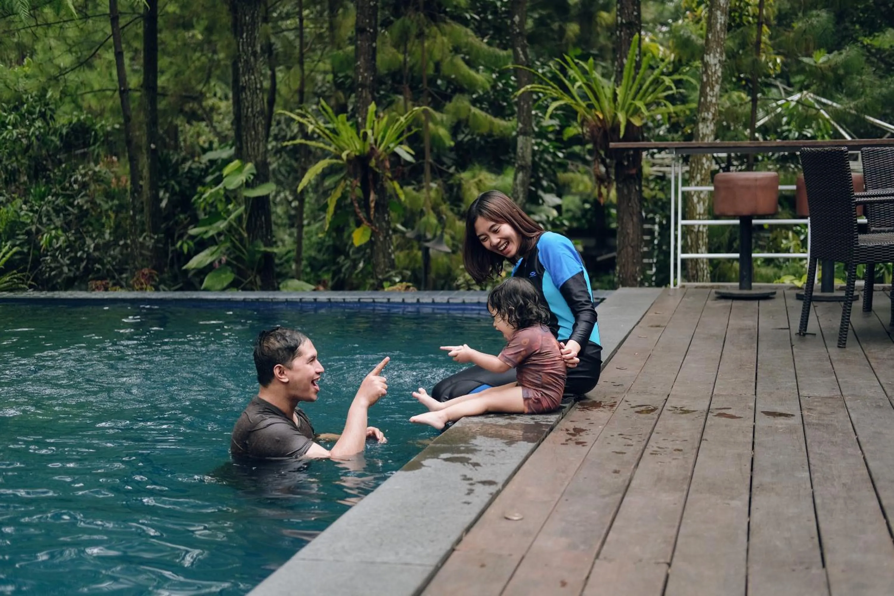 Swimming pool in House Sangkuriang