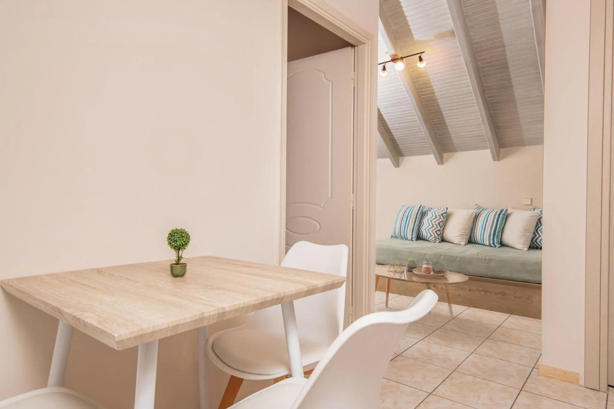 Kitchen or kitchenette in Koukos Loft Apartments