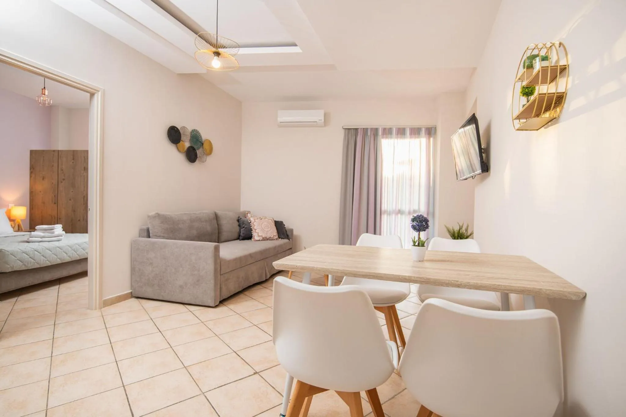 Living room in Koukos Loft Apartments