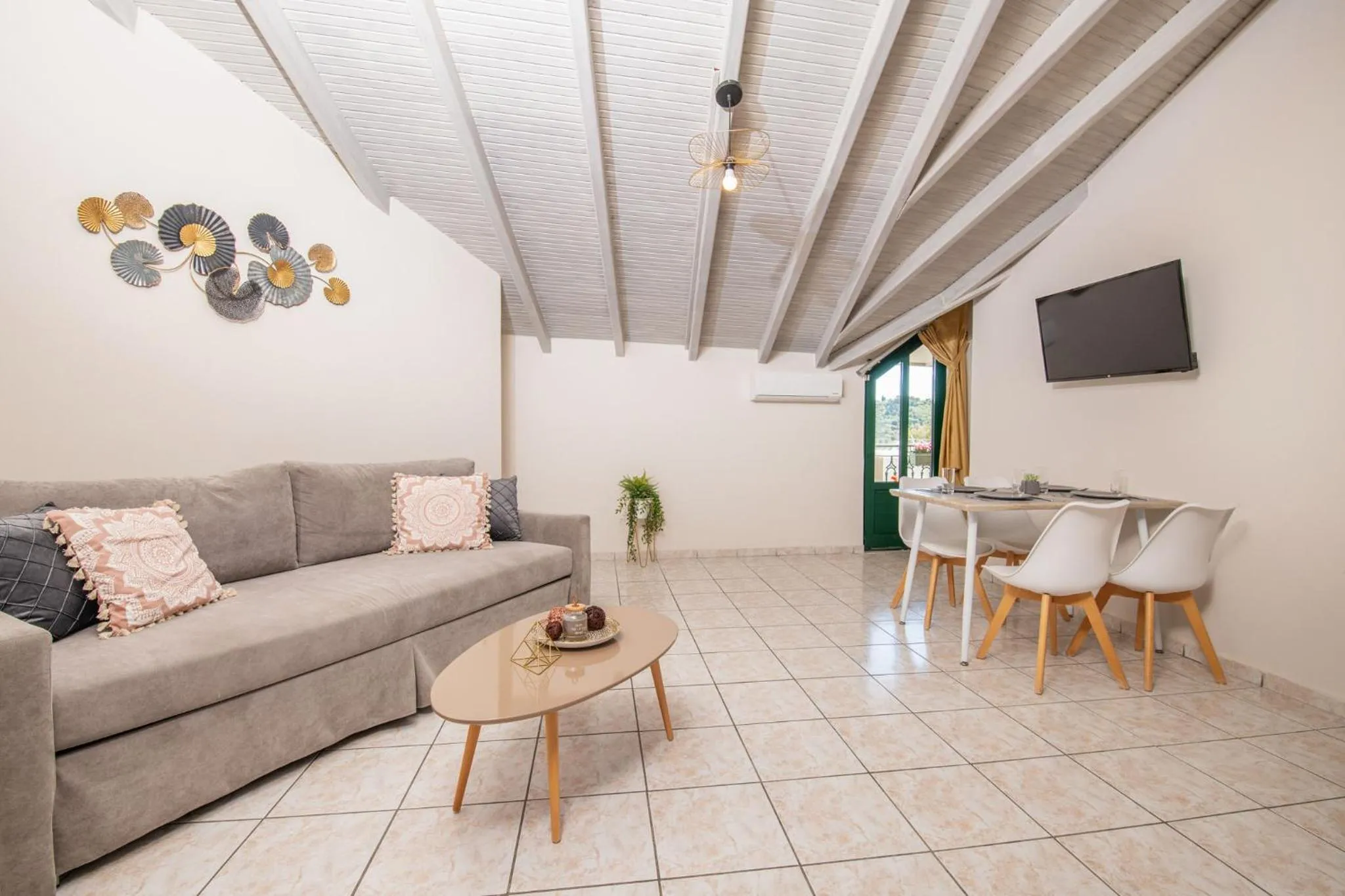 Kitchen or kitchenette in Koukos Loft Apartments