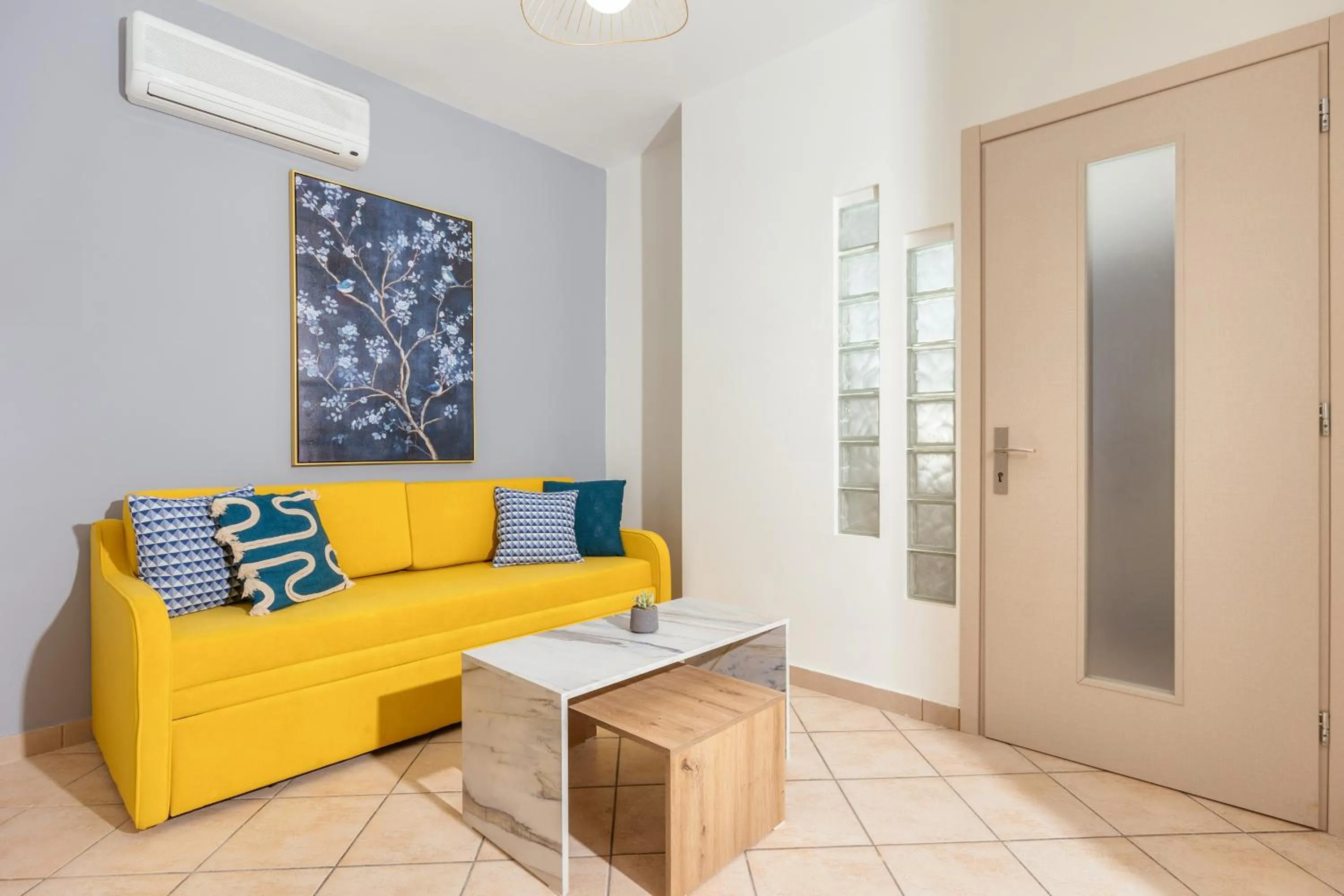 Living room in Koukos Loft Apartments